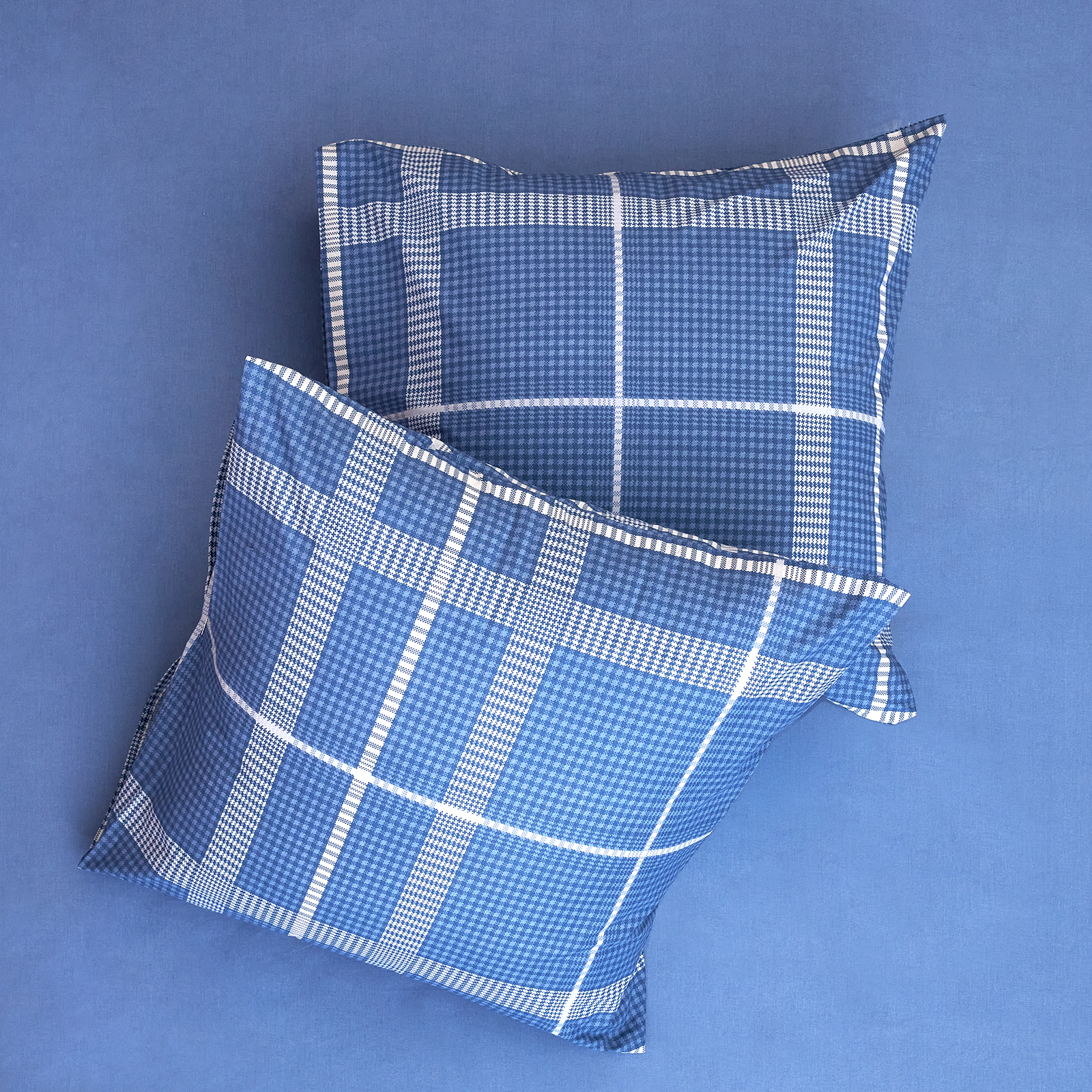 Комплект наволочек Bonmarito, синий мягкая интерьерная кровать стефани 1800 п м ткань синий