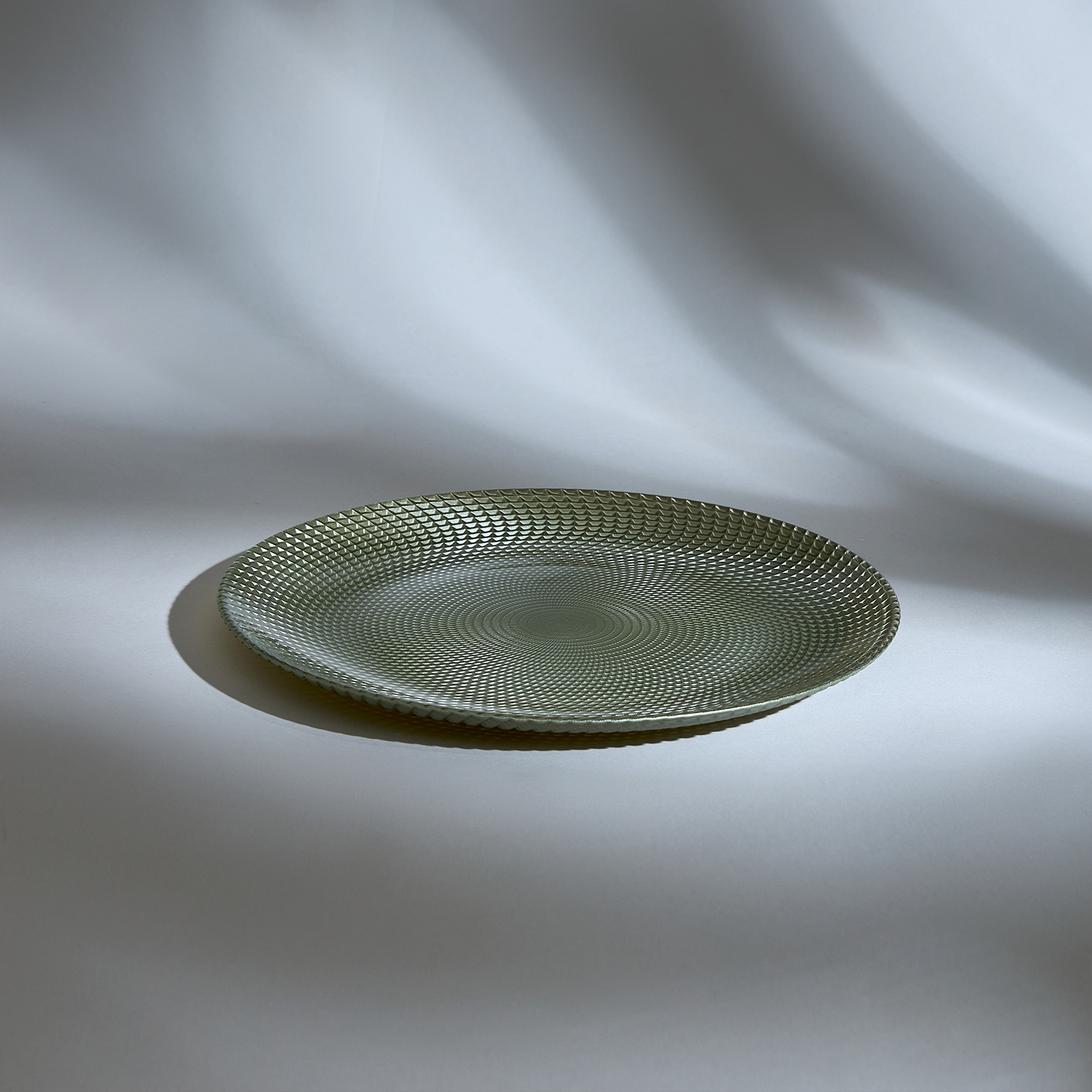 Тарелка Воскресное утро/Sunday morning, зеленая