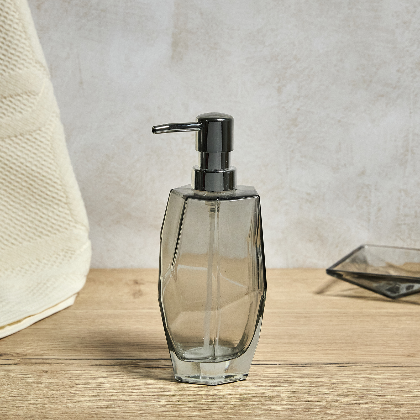 Дозатор для мыла Savona, прозрачный поднос mirror 31×22×4 см прозрачный