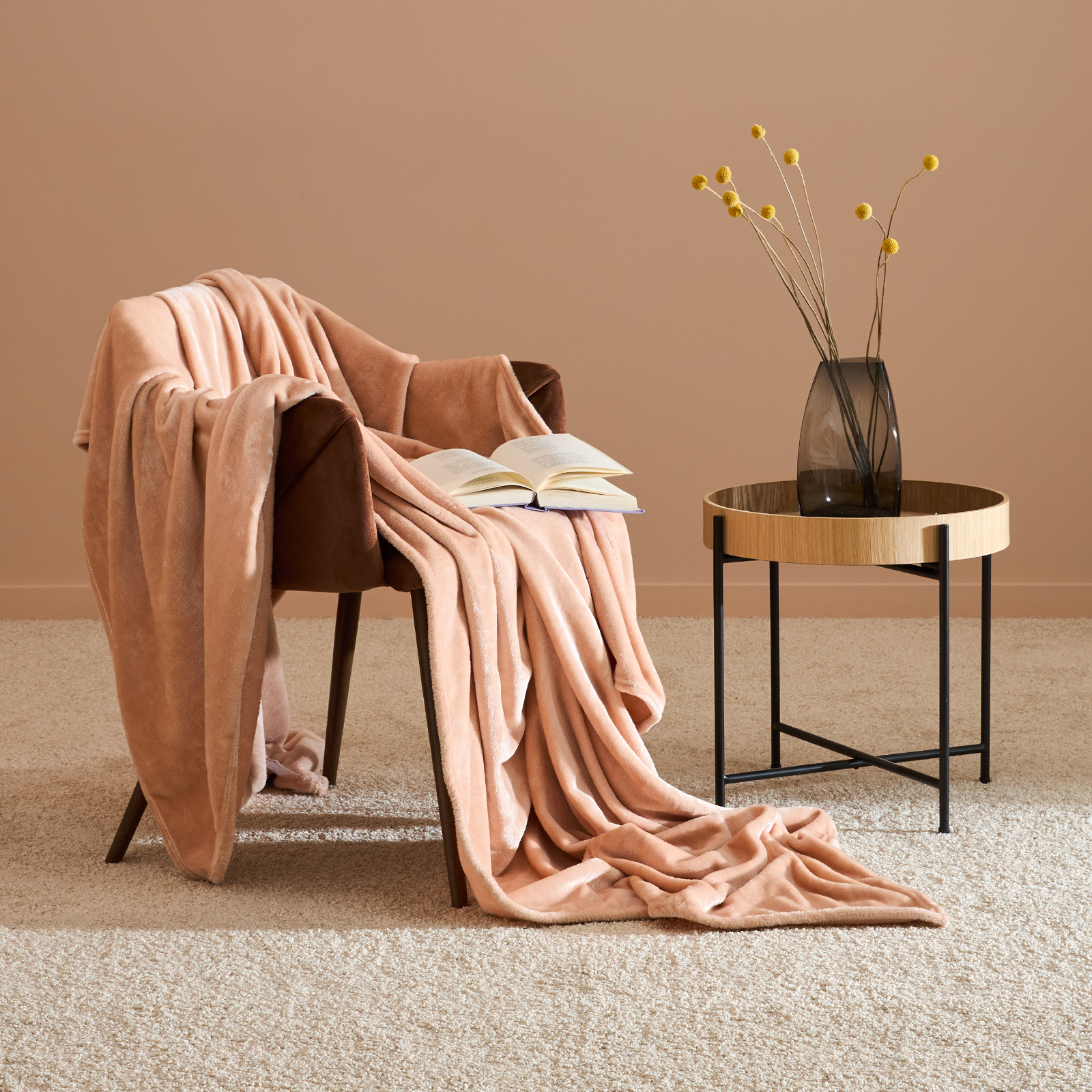 Плед Cipria, бежевый диван кровать тахта рио микровельвет бежевый экокожа коричневый
