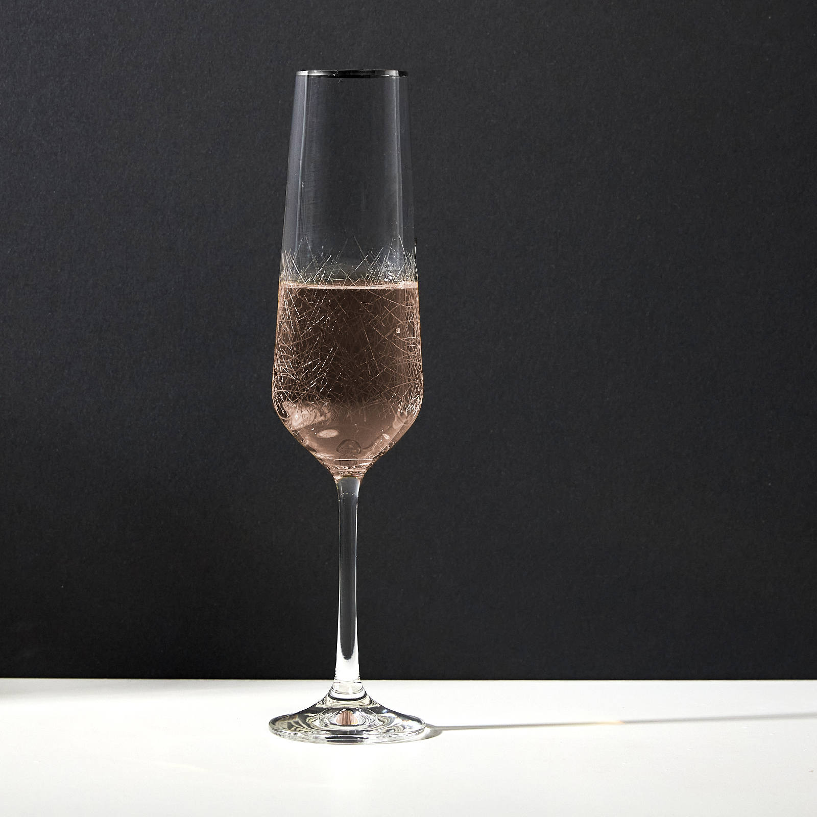 бокал для шампанского с гравировкой kasandra silver Бокал для шампанского с гравировкой Kasandra Silver