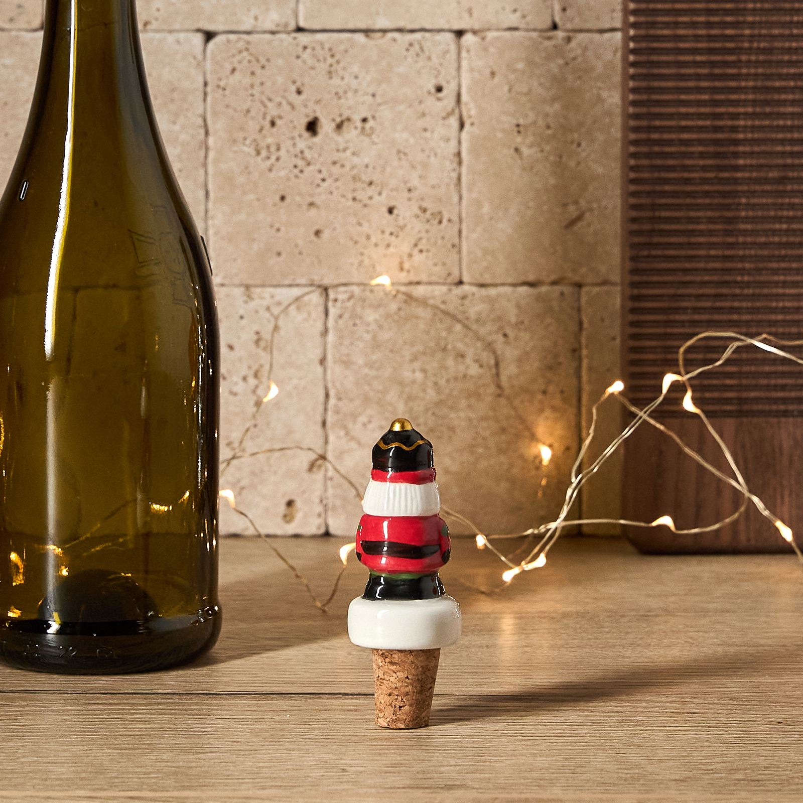 Пробка для вина Christmas jam, щелкунчик CozyHome, цвет мультиколор, размер Один размер - фото 3