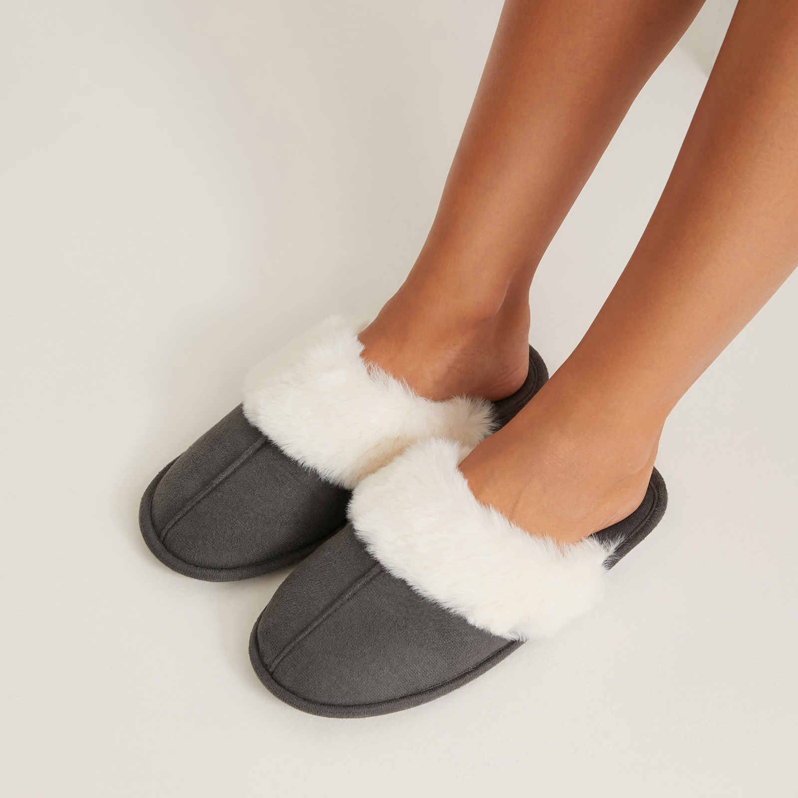 Тапочки Удобный/Comfy, серые