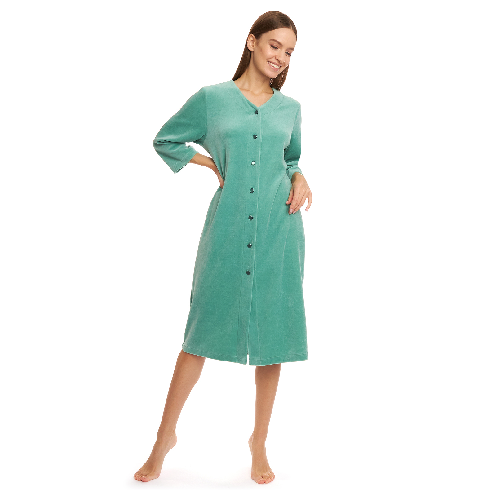 Халат Fashion жен халат бриз зеленый р 52