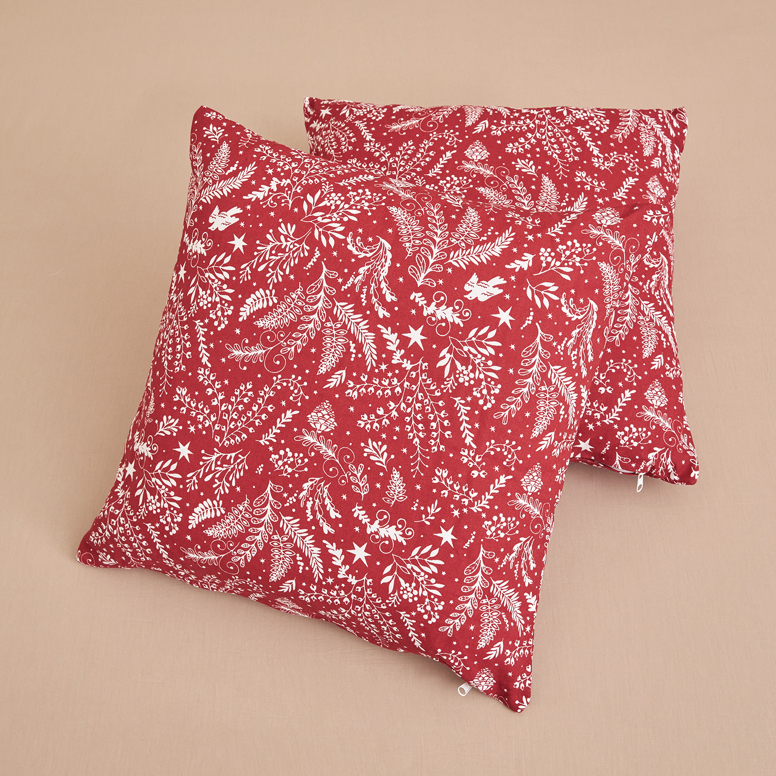 Подушка декоративная Natalizio CozyHome, цвет красный, размер 45х45 - фото 2