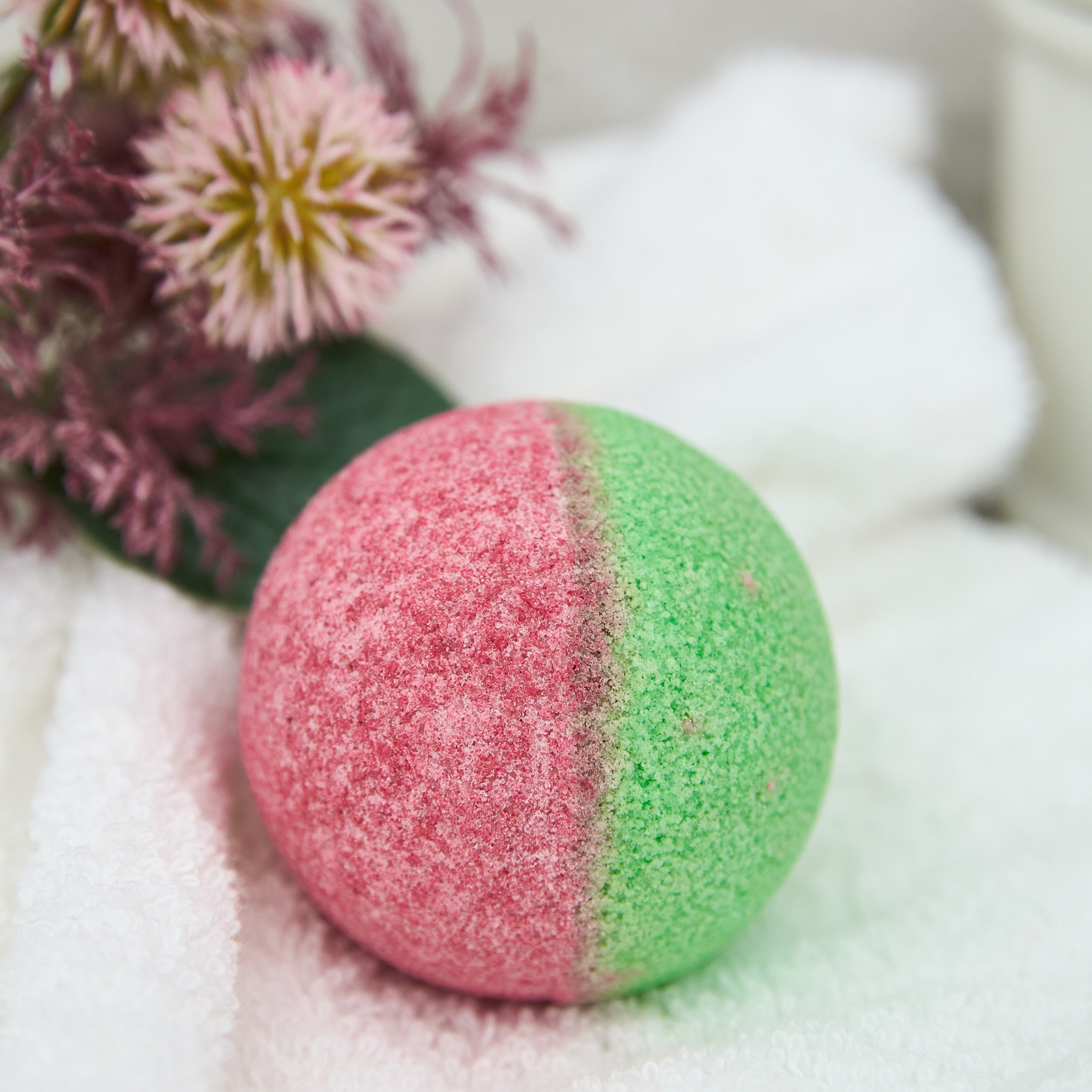 Шар для ванны Сахарный арбуз CozyHome, цвет зеленый, размер Один размер - фото 1