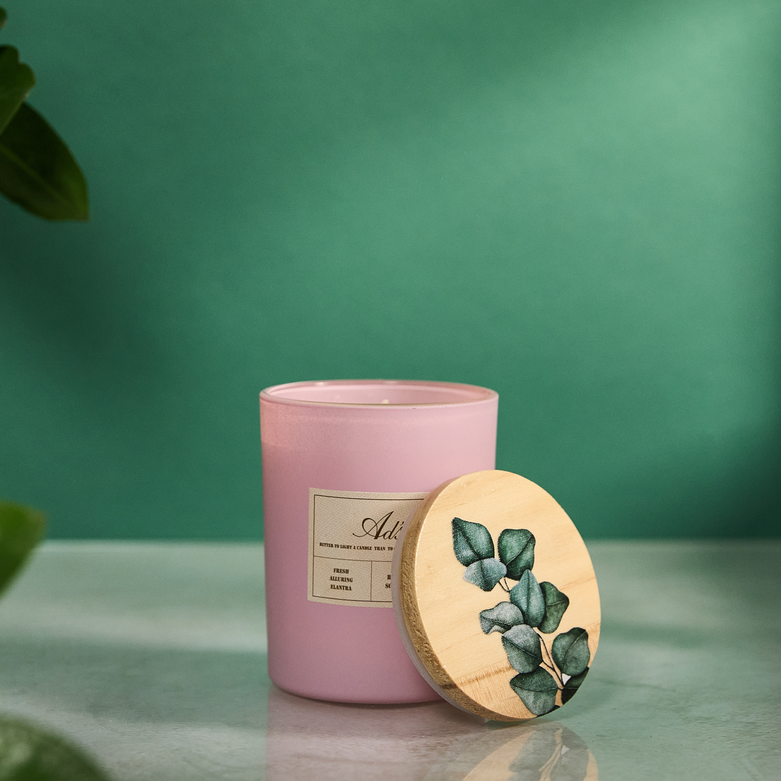 Свеча ароматическая Jasmine, 190 гр. CozyHome, цвет розовый, размер Один размер - фото 2