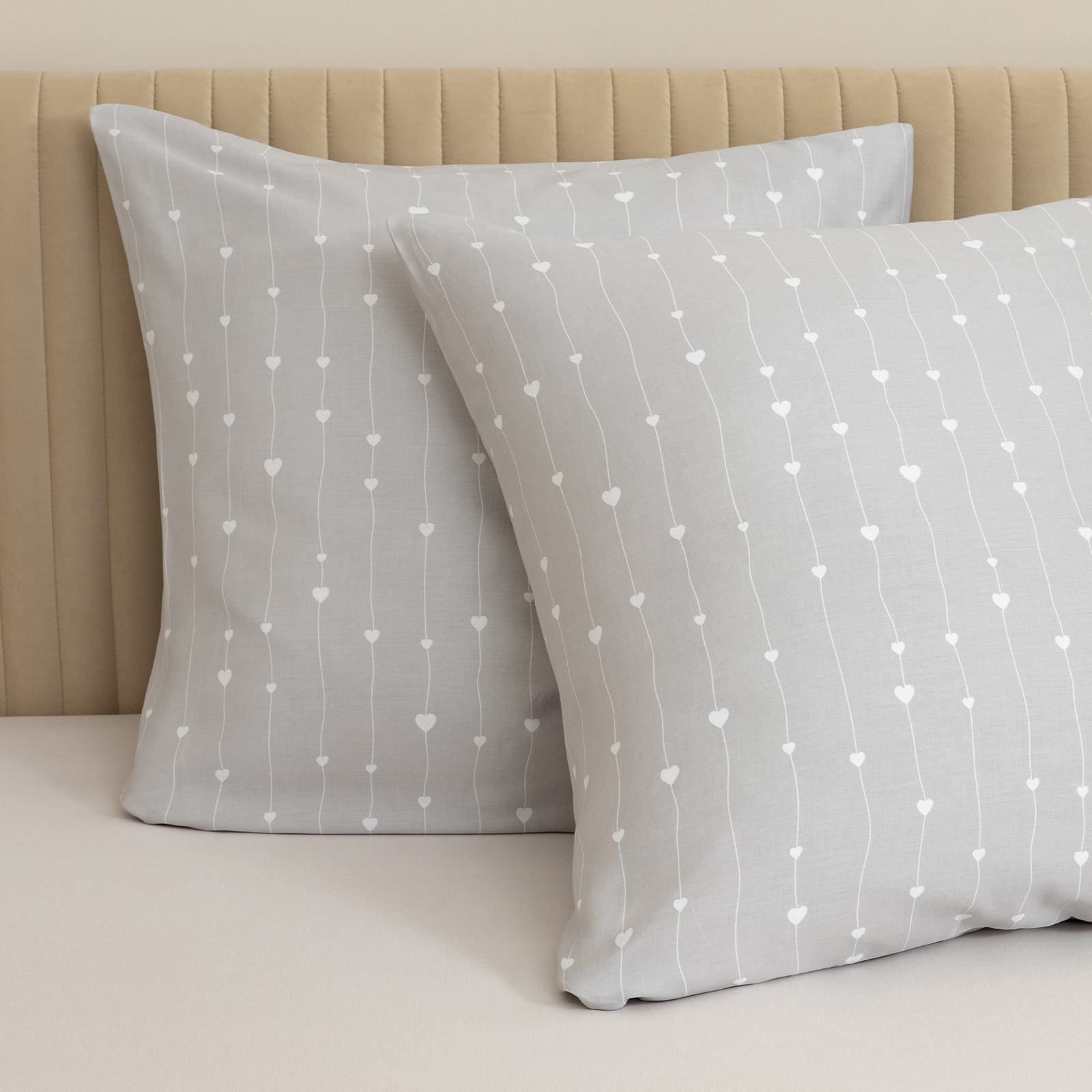 Комплект наволочек Серая романтика