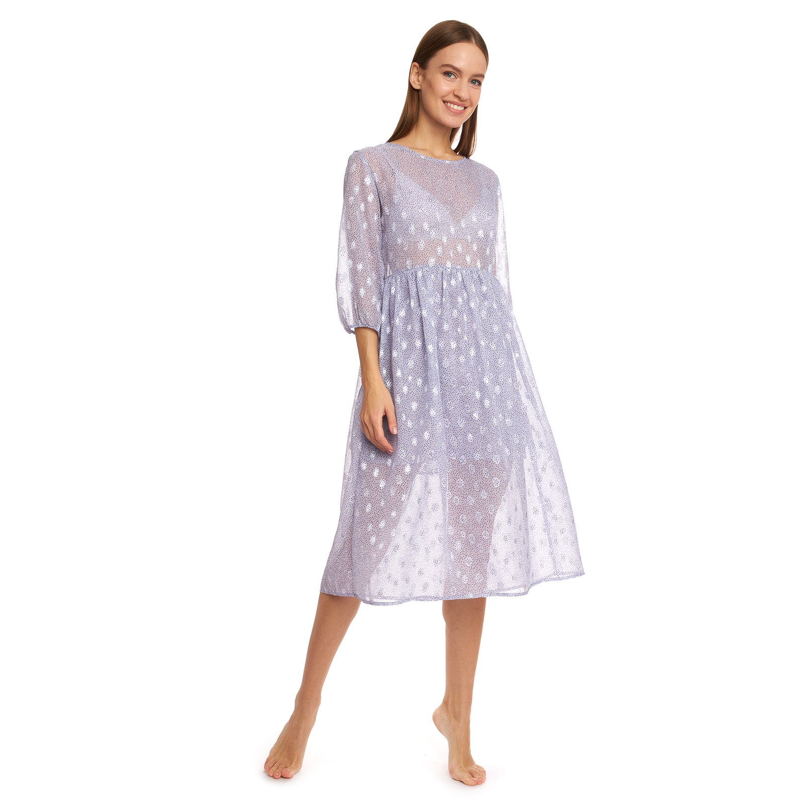 Платье Emilia-Romagnia CozyHome, цвет сиреневый, размер 48