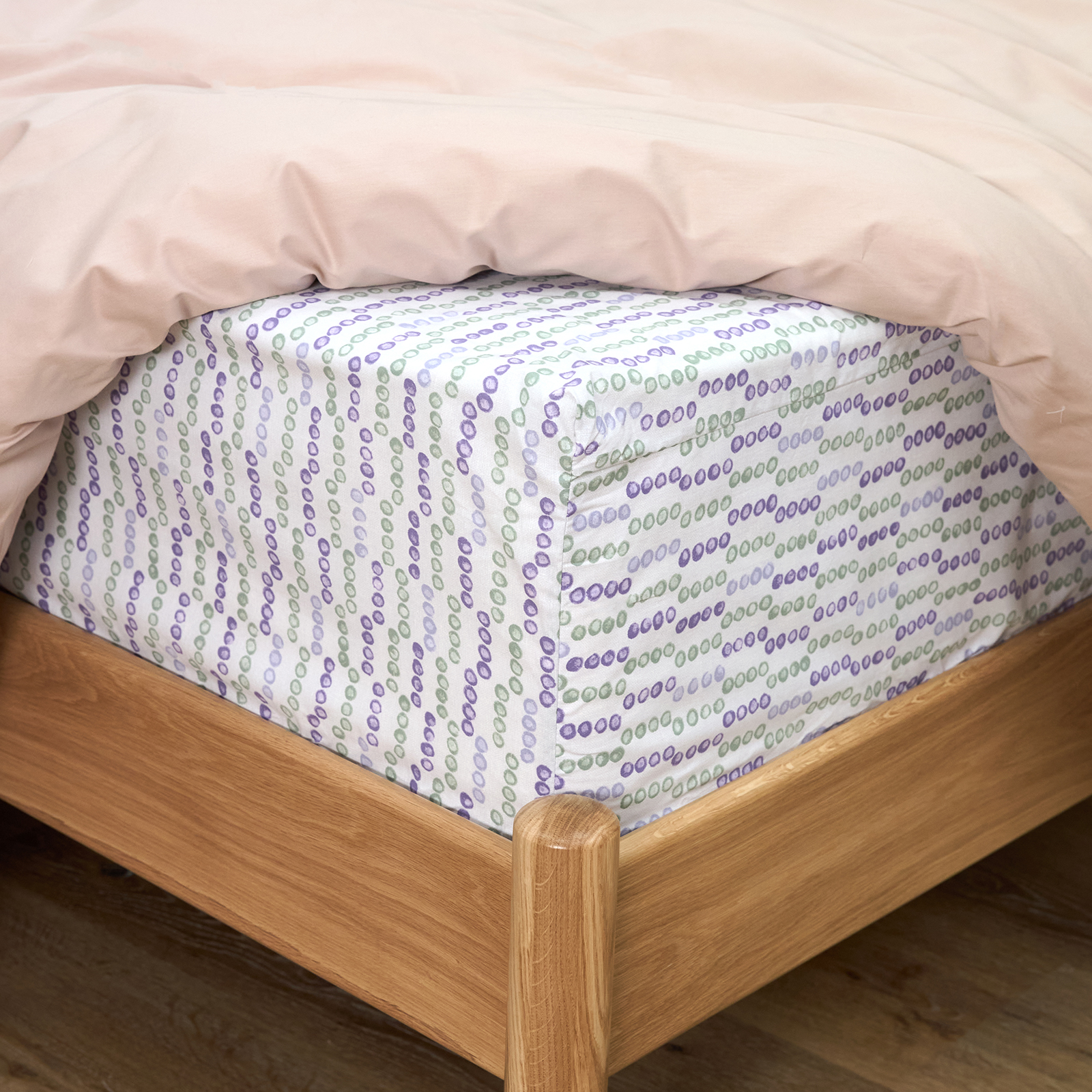 Простыня на резинке Точки/Punti