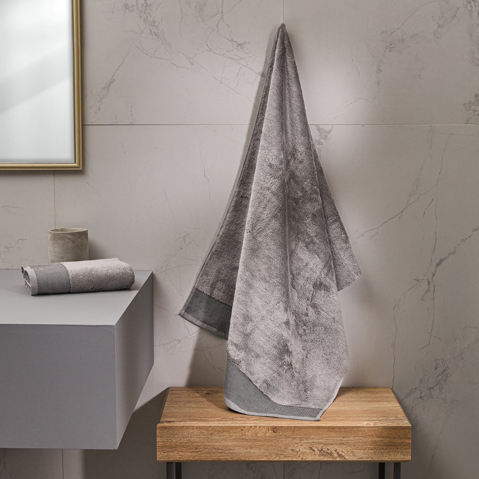 Полотенце махровое Джорджо/Giorgio, дымчатое