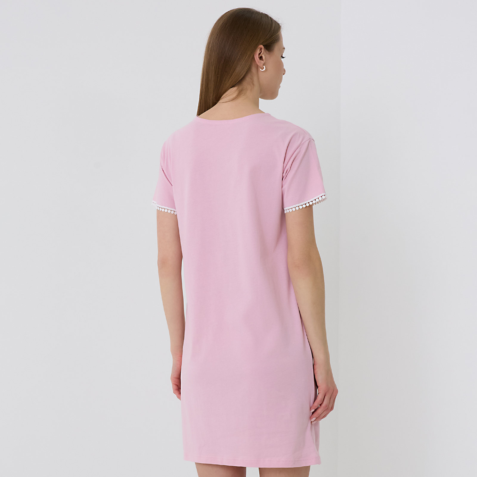 Сорочка Bella CozyHome, цвет розовый, размер 44 - фото 3