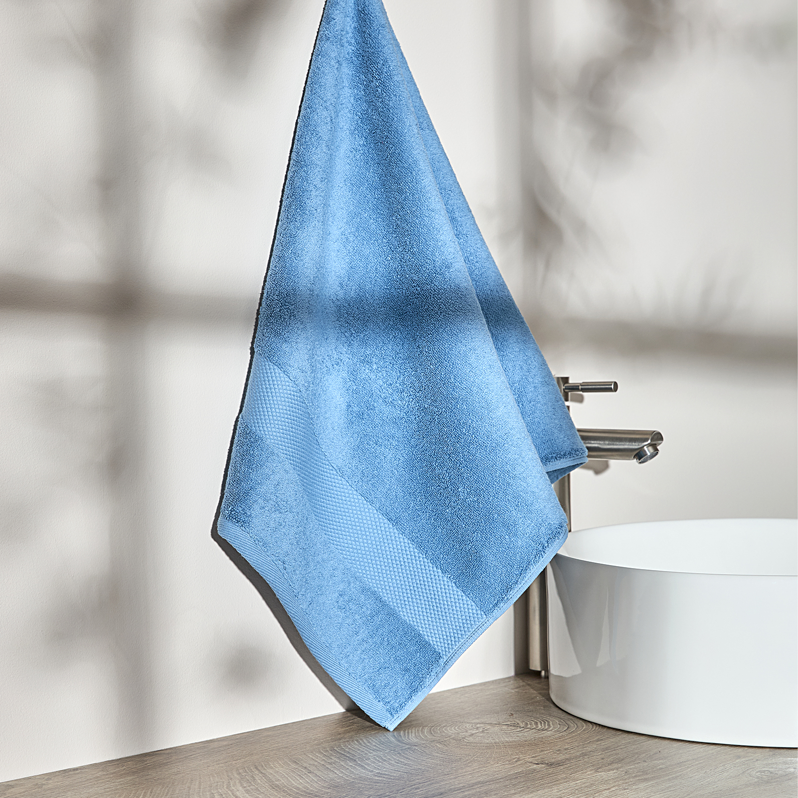 Полотенце махровое Густо/Gusto, голубое