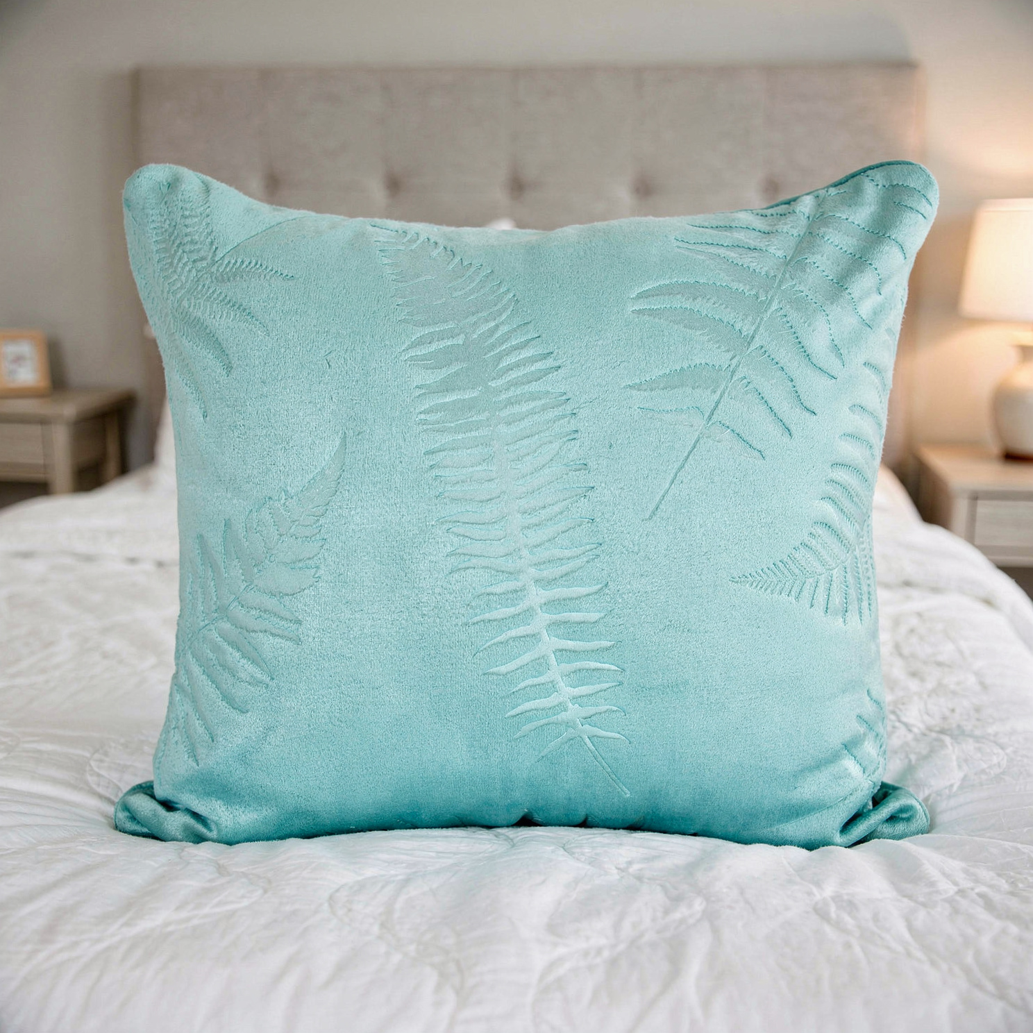 Наволочка декоративная Кампос/Campos, зеленая