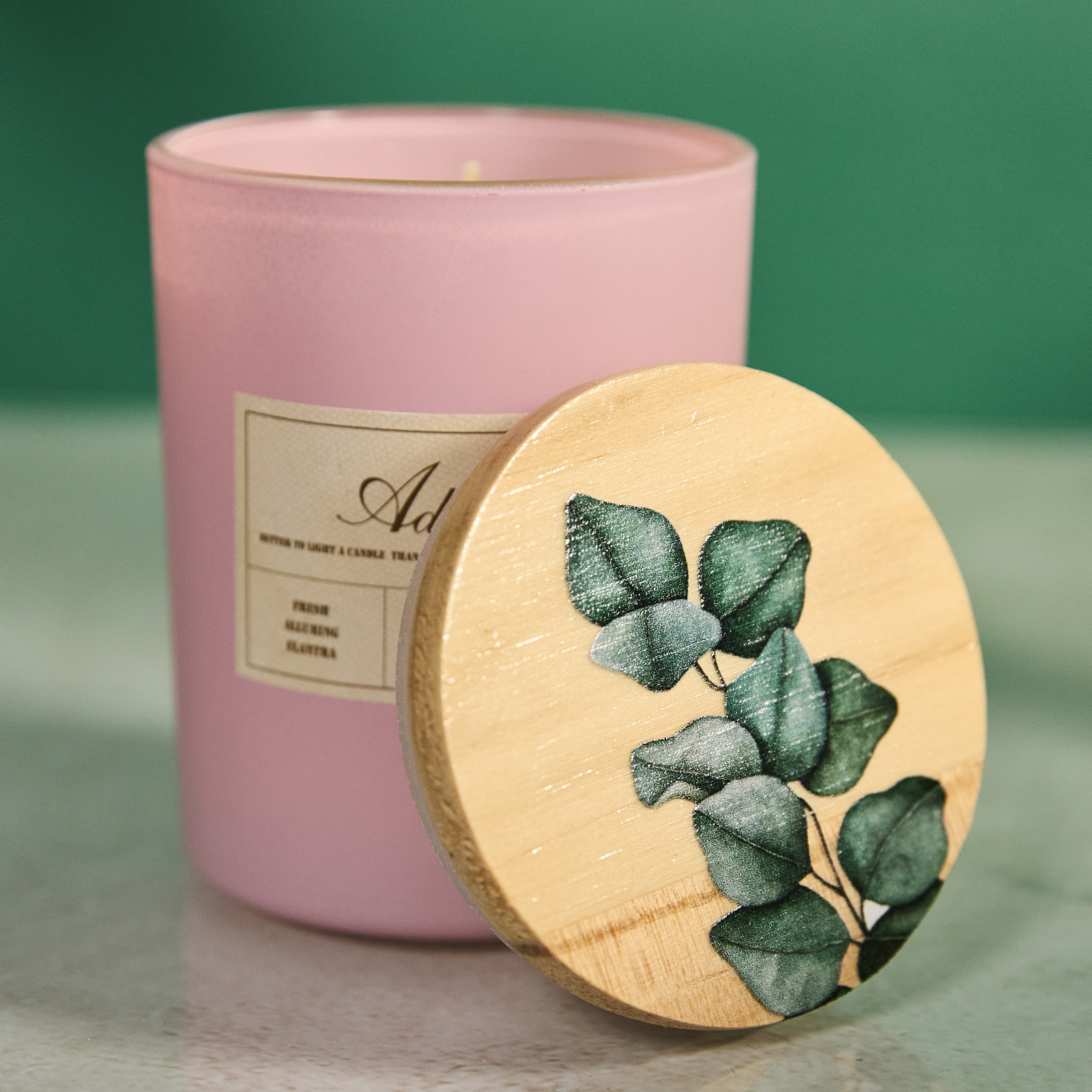 Свеча ароматическая Jasmine, 190 гр. CozyHome, цвет розовый, размер Один размер - фото 3