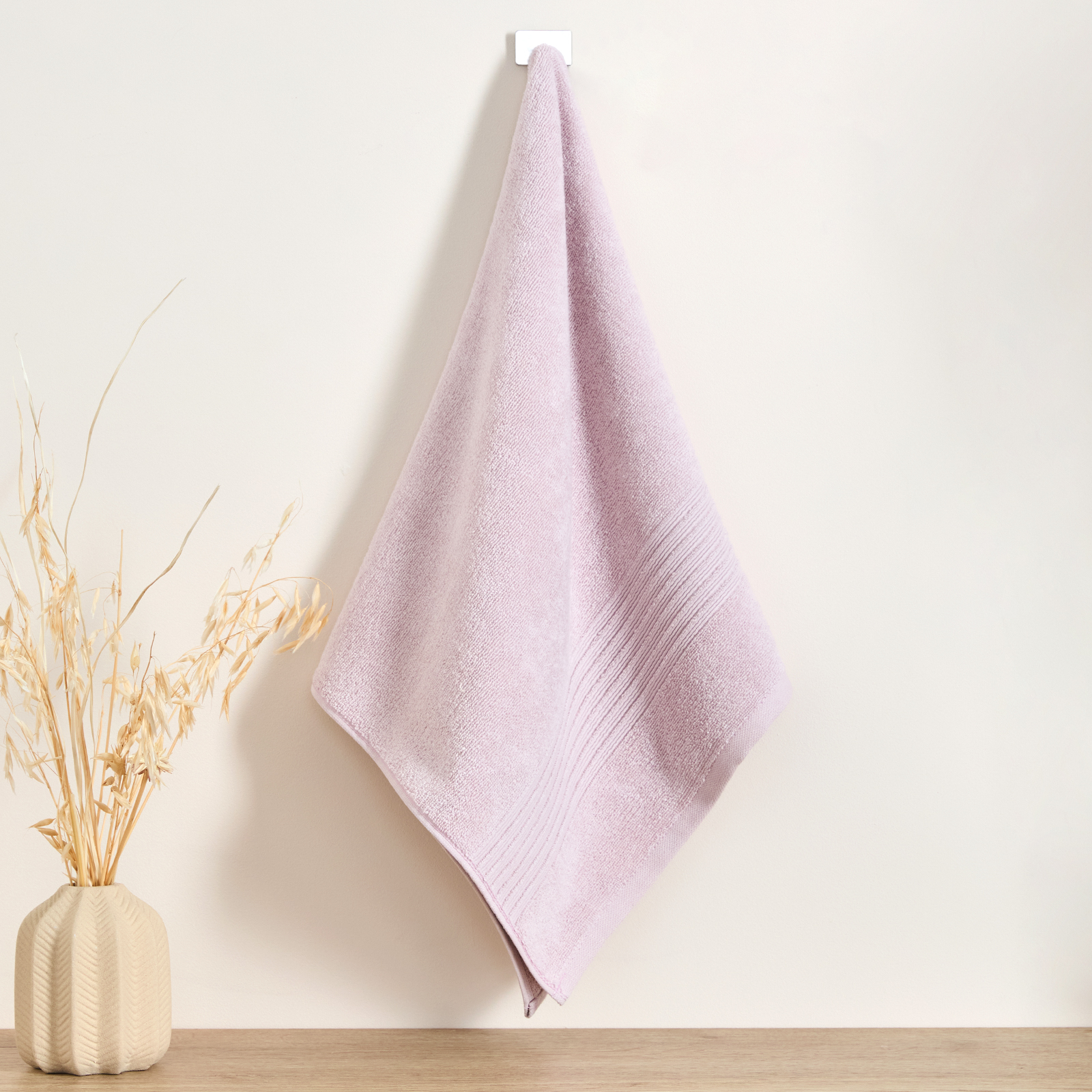 Полотенце махровое Fiorenza, розовое махровое полотенце bahar powder пудровое для ног 50х90 см