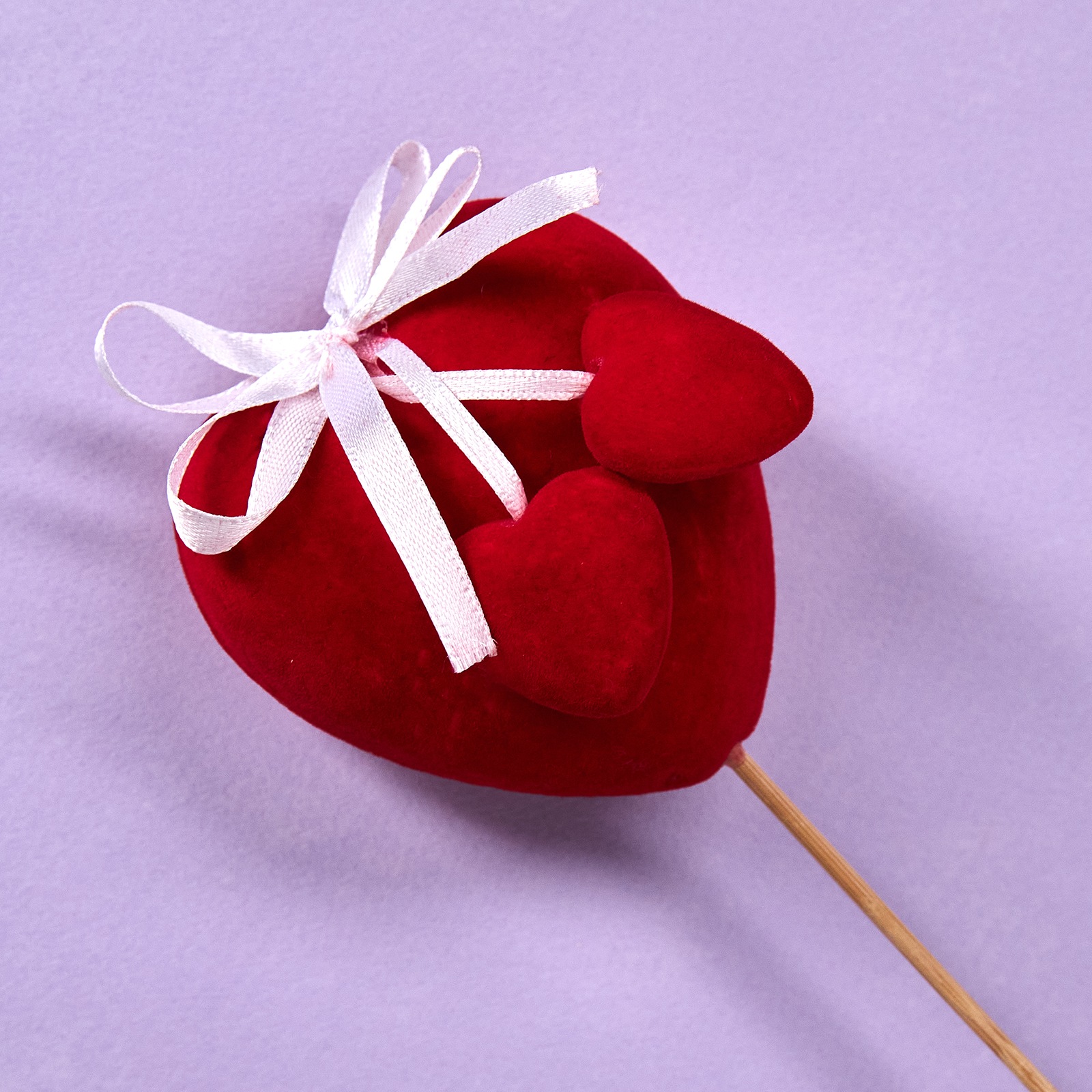 Декоративное украшение Heart, красное декоративное украшение cortaderia розовое