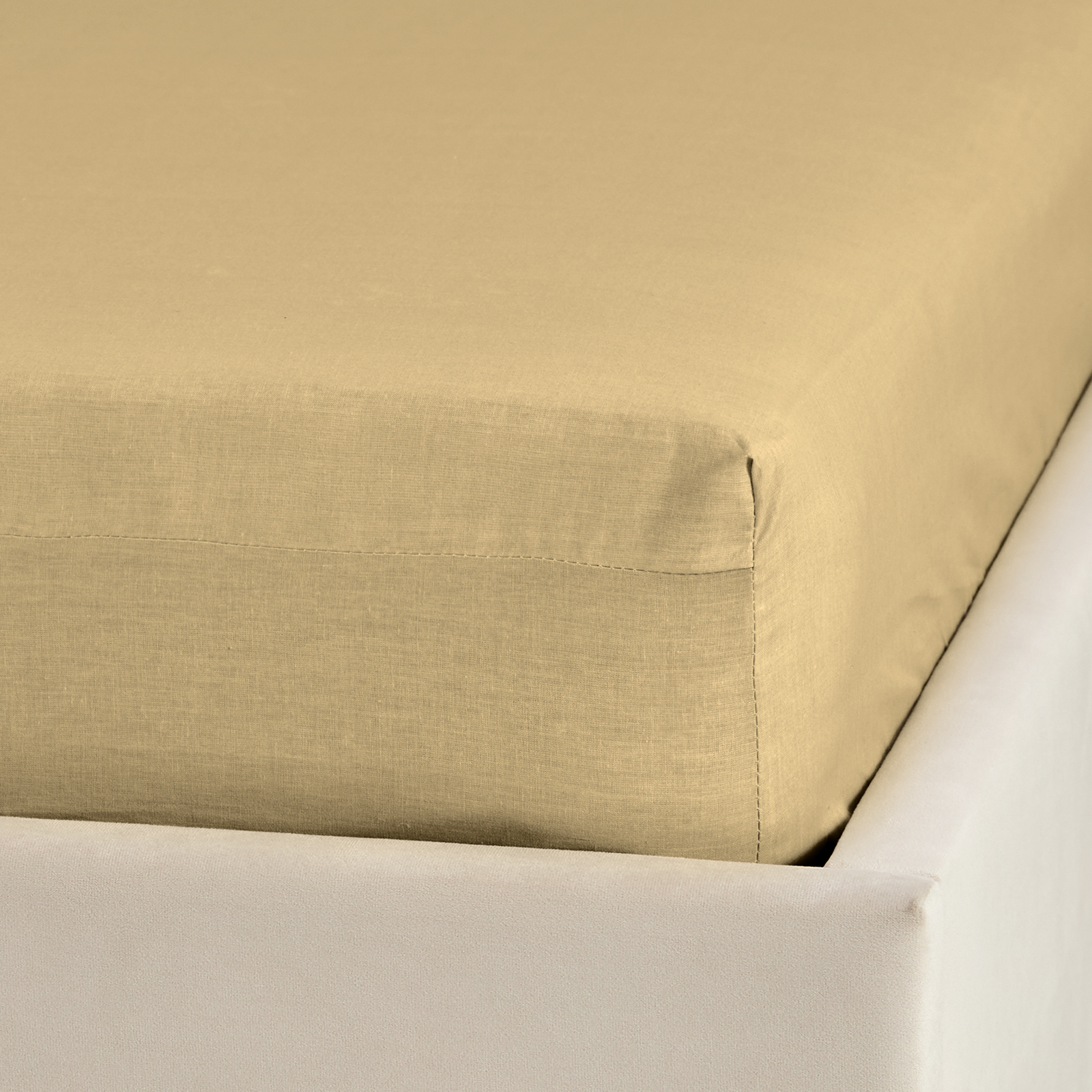 Простыня на резинке Янтарный лист/Amber leaf