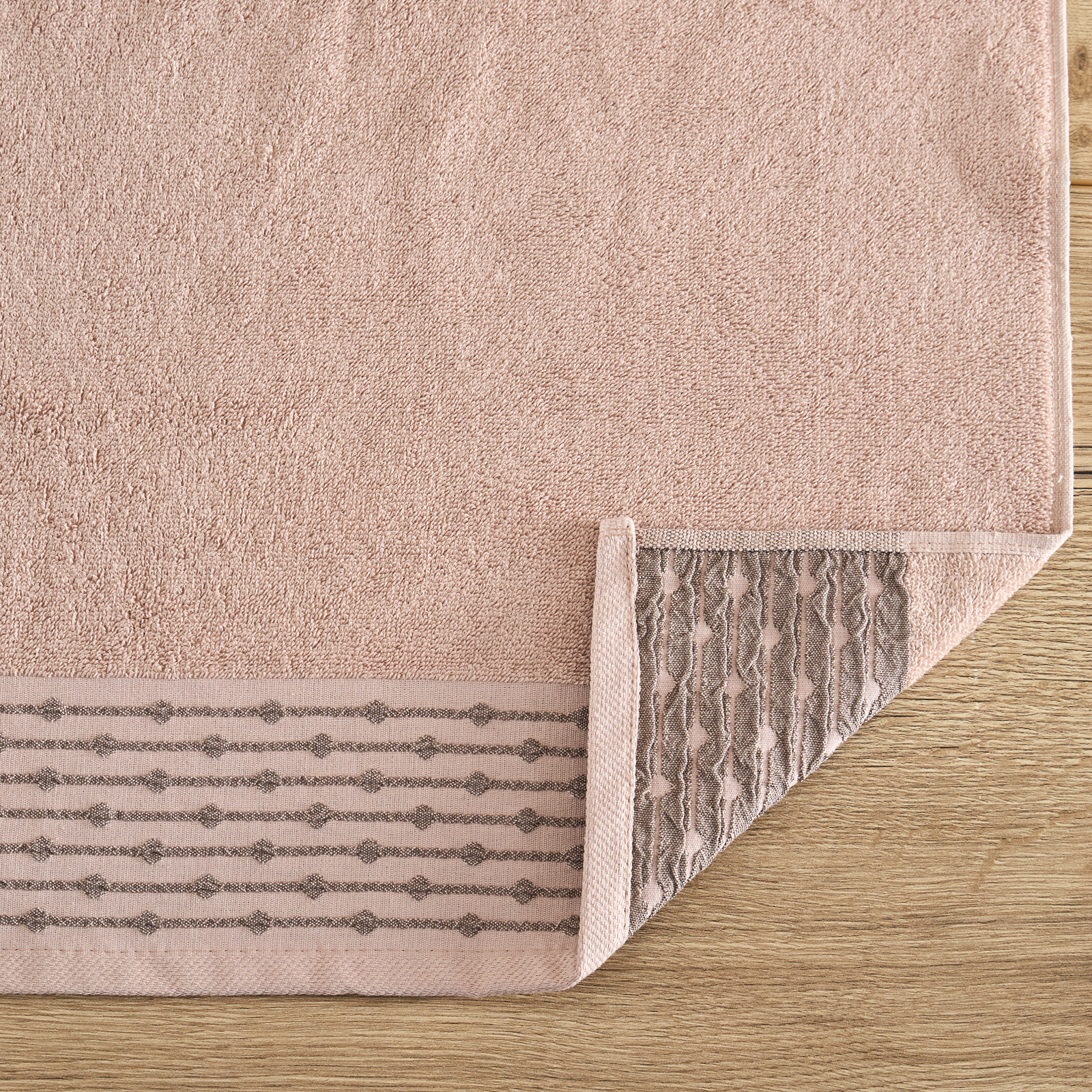 Полотенце махровое Punto, розовое CozyHome, цвет розовый, размер 70х140 - фото 4
