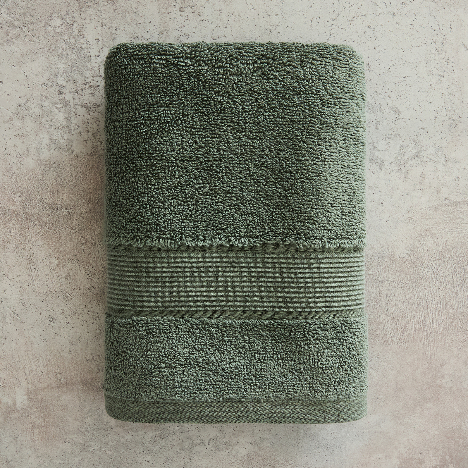 Полотенце махровое Нелл/Nell, зеленое