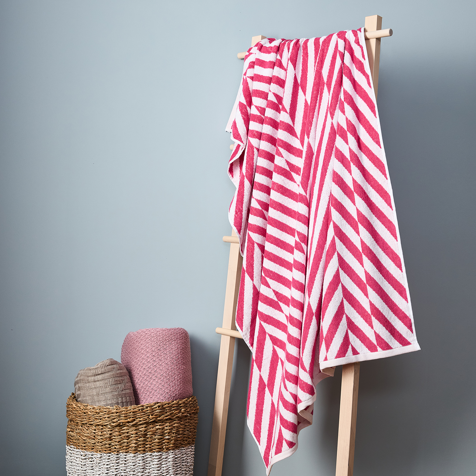 Полотенце Praia, розовое полотенце тоскана песочный р 100х150