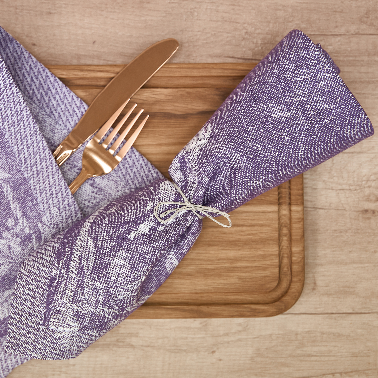 Набор салфеток Istante, фиолетовый сумка хозяйственная отдел без молнии фиолетовый