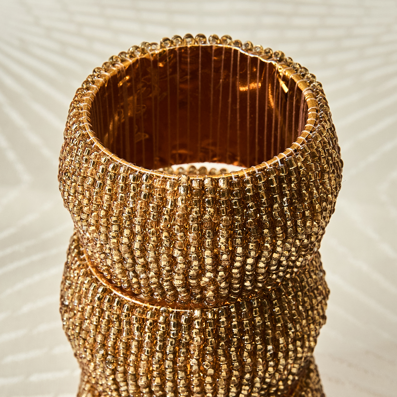 Набор колец Golden pearl CozyHome, цвет золотой, размер Один размер - фото 3