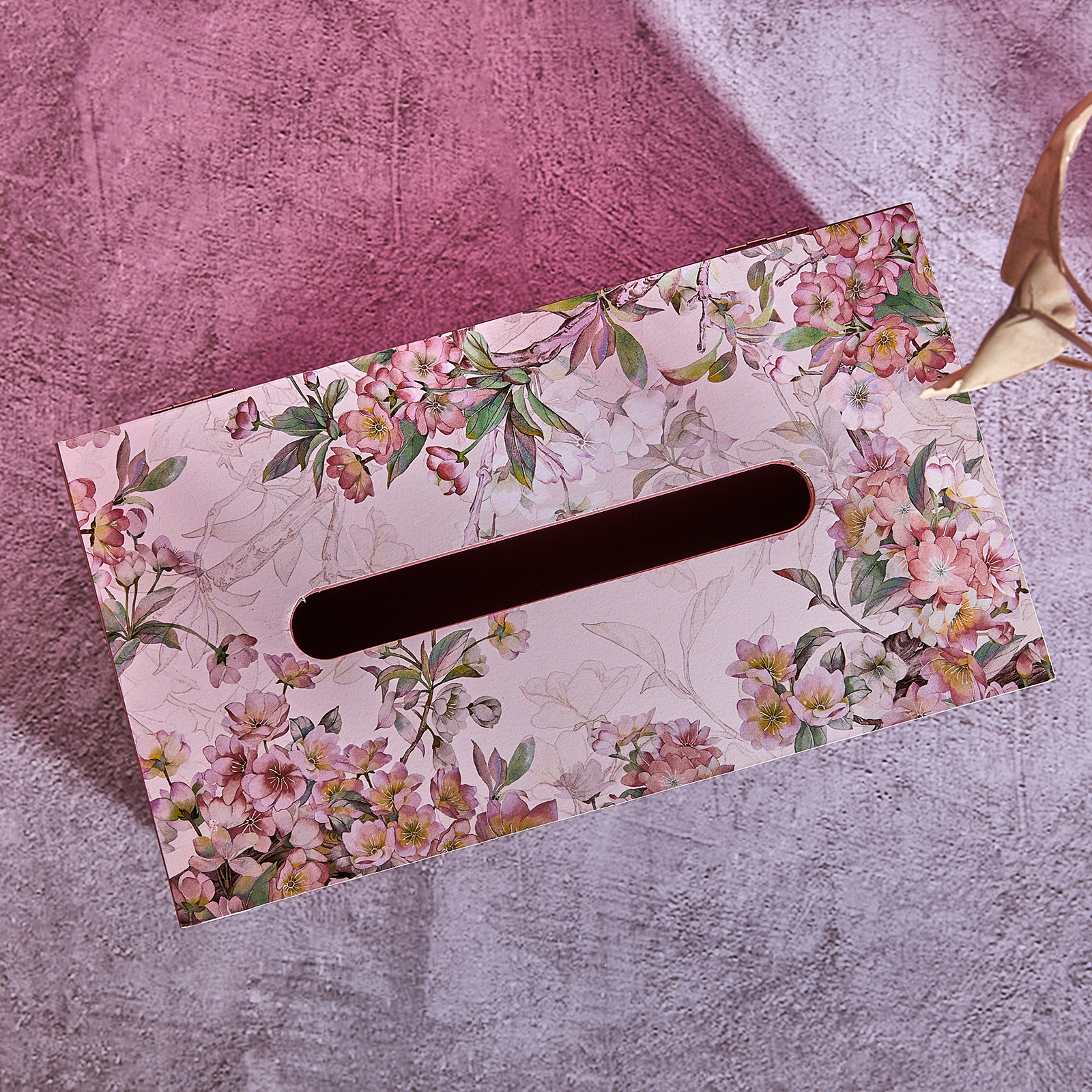 Коробка для салфеток Priolo CozyHome, цвет розовый, размер Один размер - фото 2