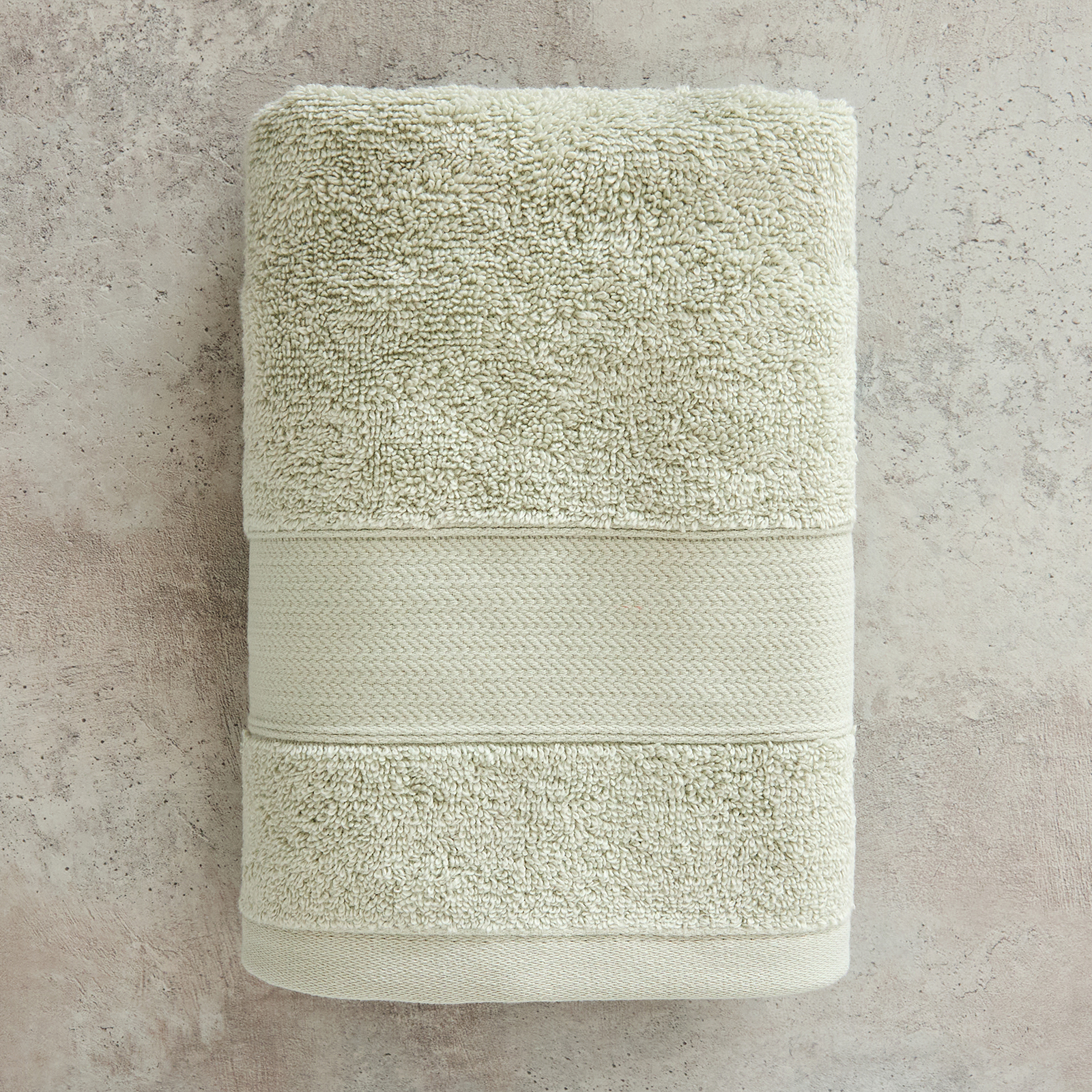 Полотенце махровое Лорд/Lordy, серо-зеленое