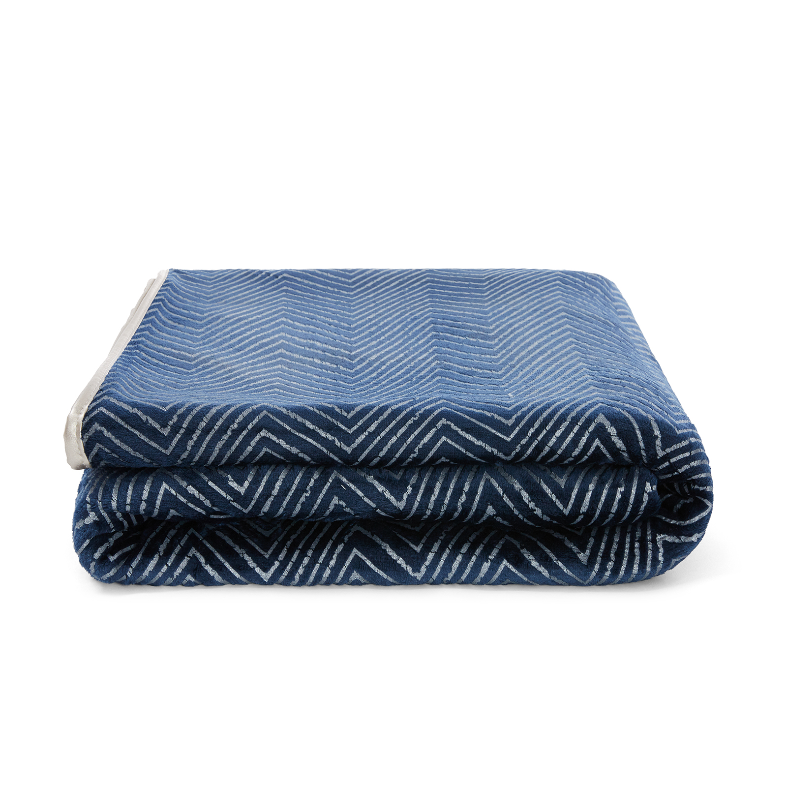 Плед фланель Le zigzag CozyHome, цвет синий, размер 220x240 - фото 2