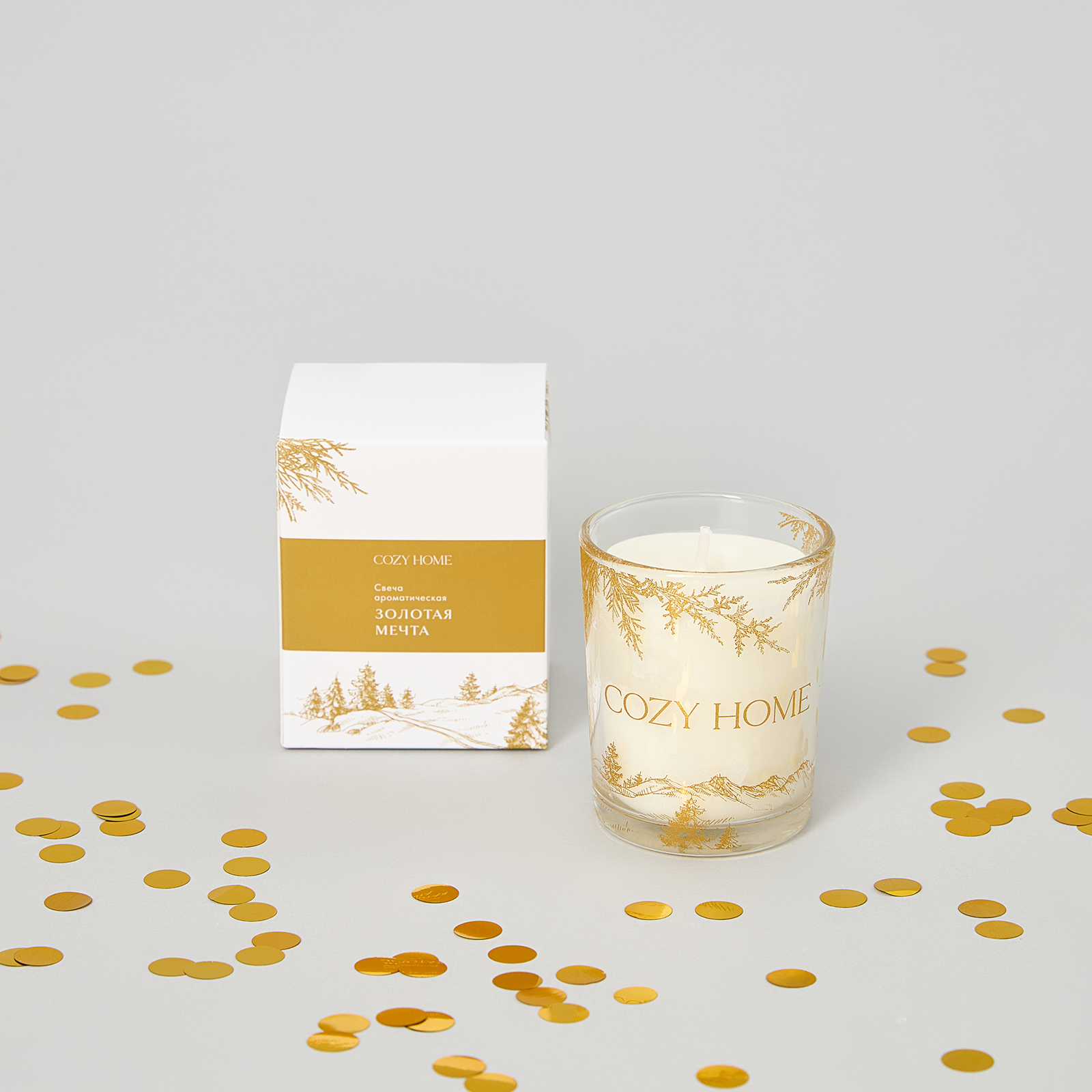 Свеча ароматическая Золотая мечта/Golden Dream