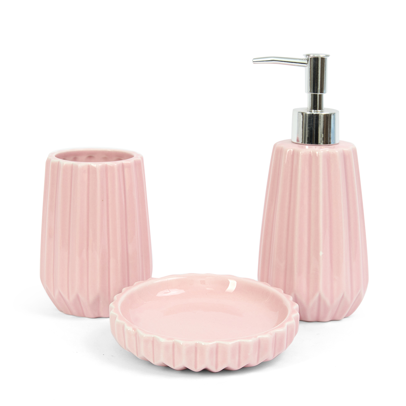 Дозатор для мыла Rotondo CozyHome, цвет розовый, размер Один размер - фото 4