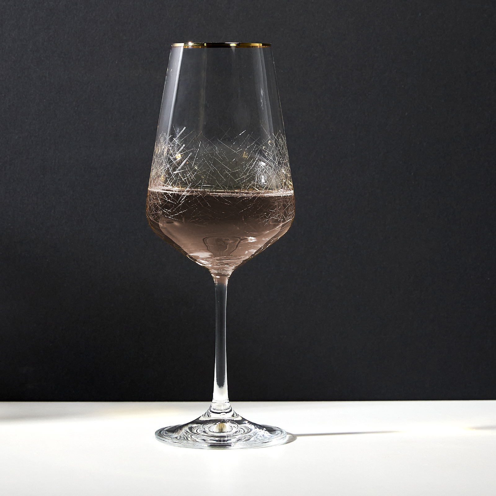 Бокал для вина с гравировкой Kasandra Gold фужер бокал для вина с гравировкой надписью ты суперстар 440мл