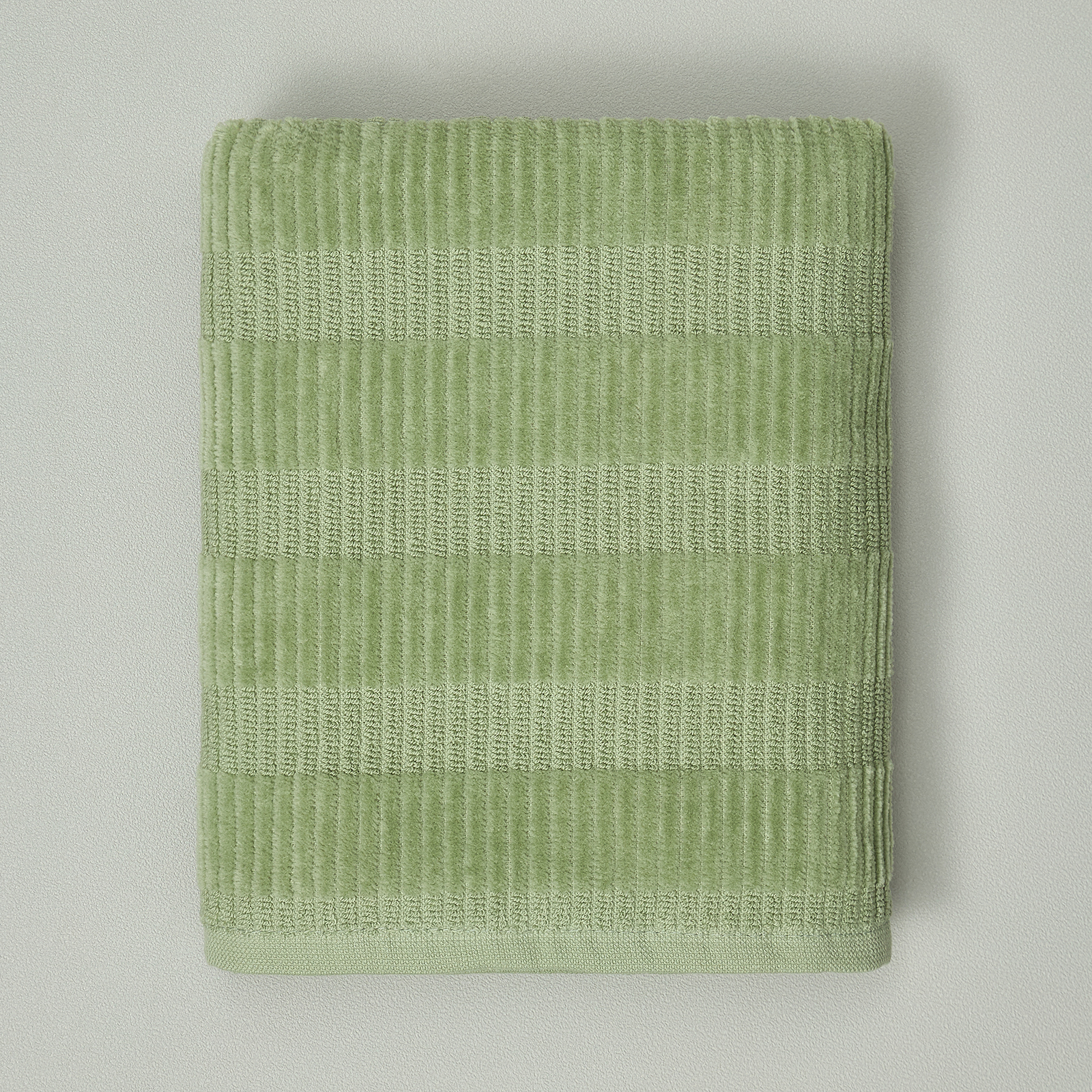 Полотенце махровое Flavio, олива