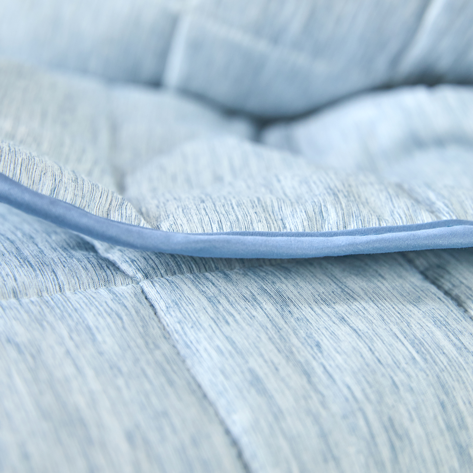 Одеяло стеганное окантованное Dolce sonno CozyHome, цвет индиго, размер Полутораспальный - фото 3