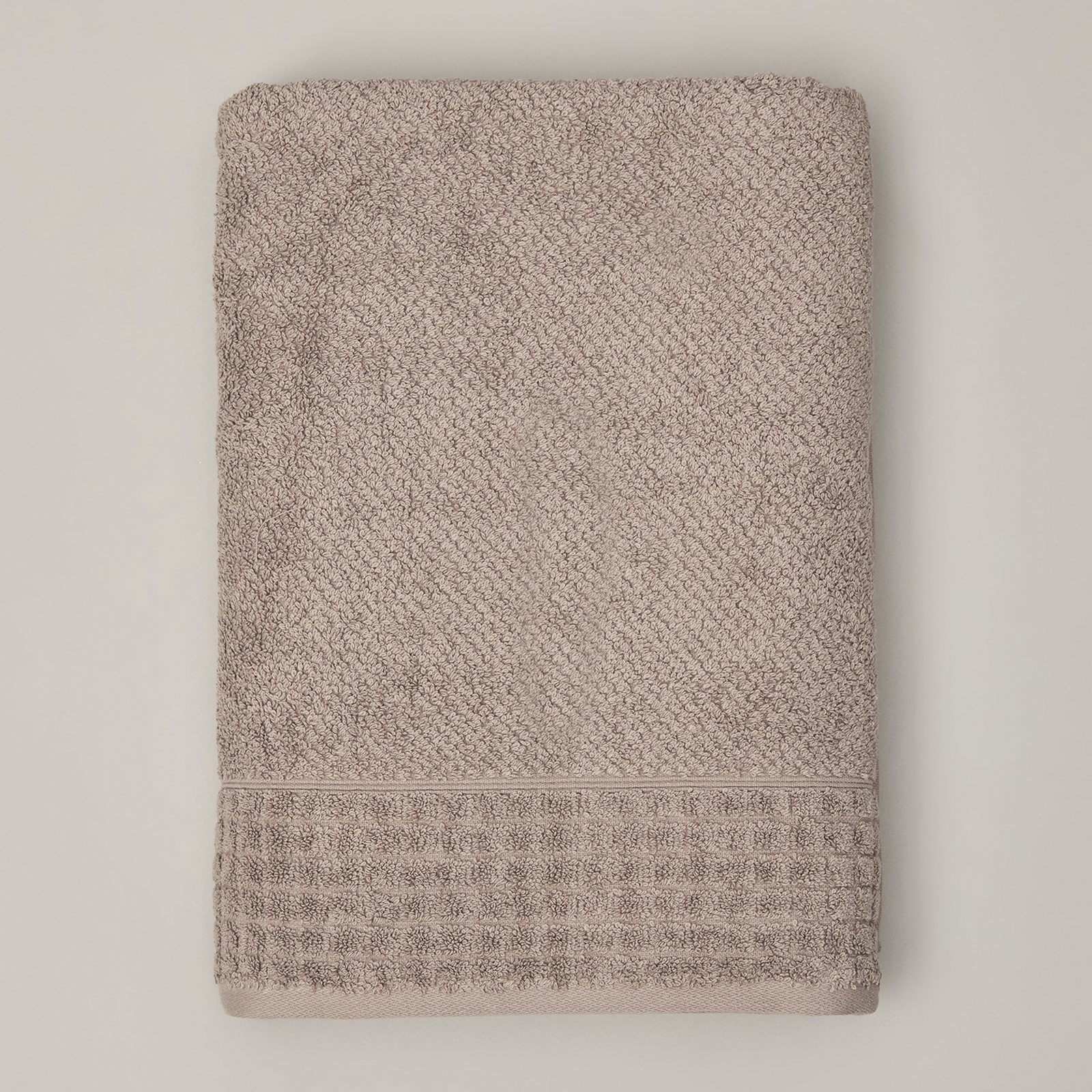 Полотенце махровое Город/Urbano, серое