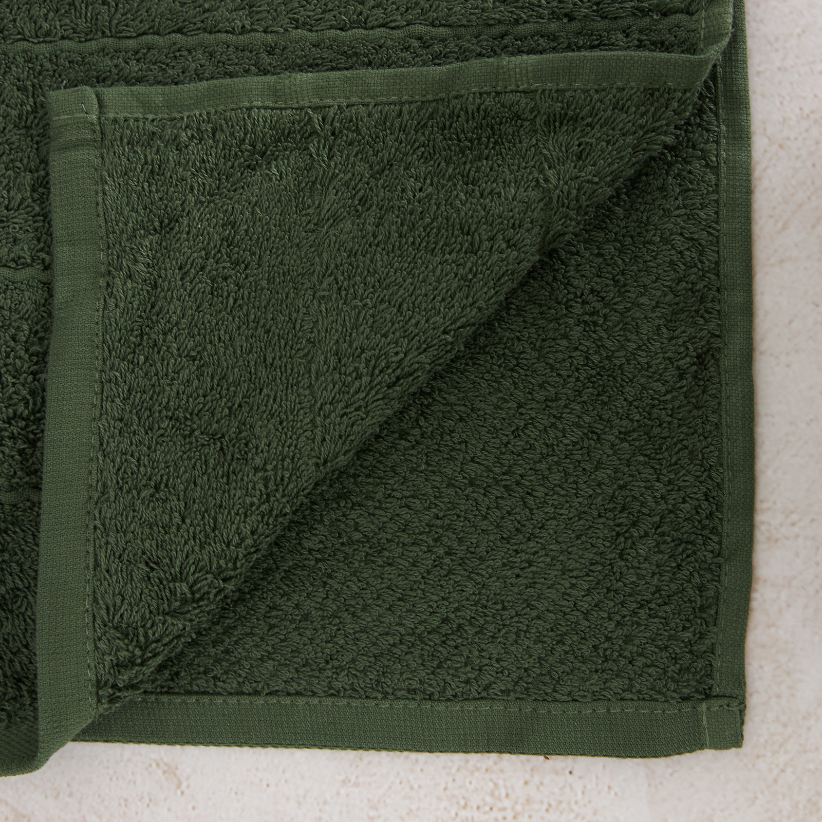 Полотенце махровое Олимп, зеленое CozyHome, цвет зеленый, размер 50х90 - фото 5