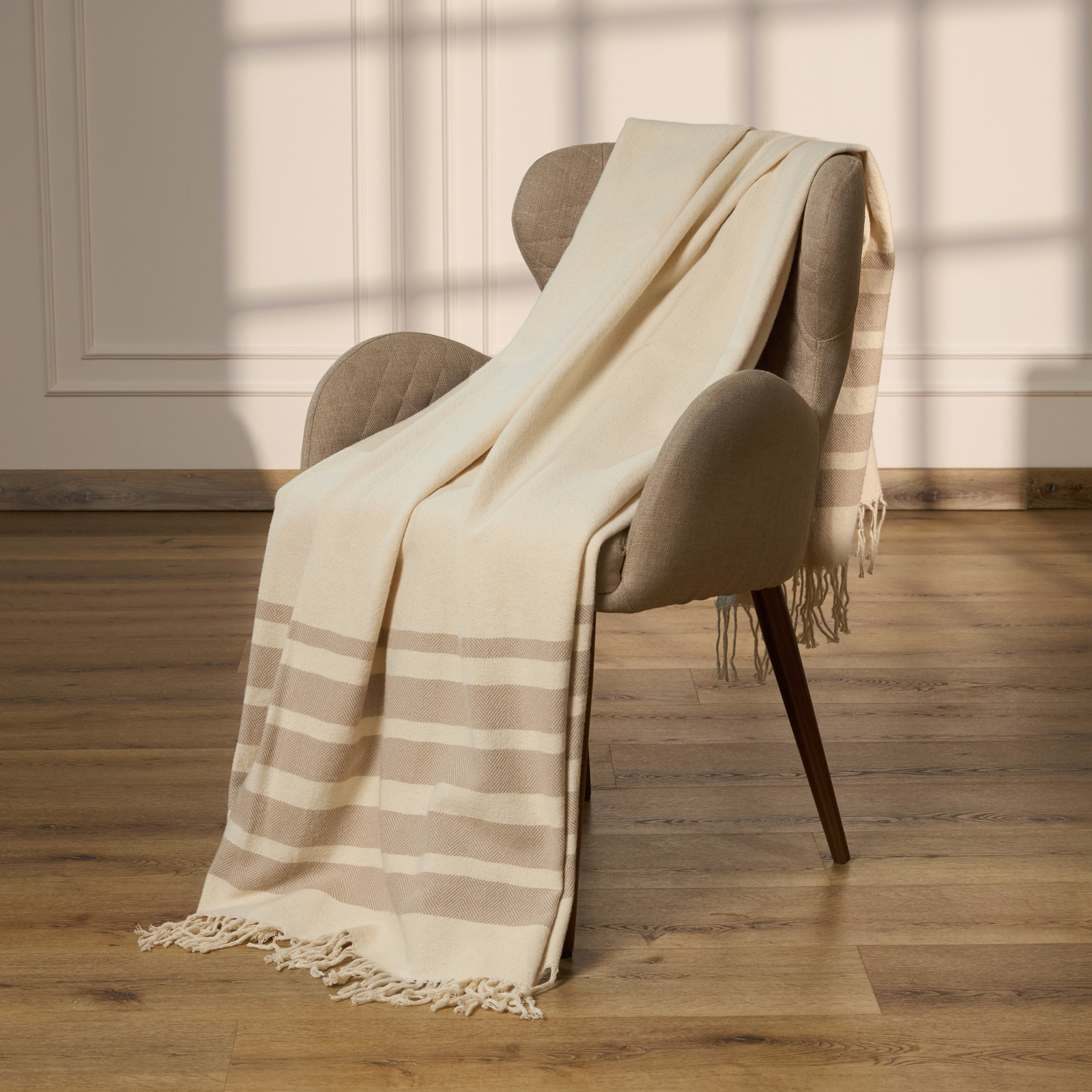 Плед Маттео, бежевый