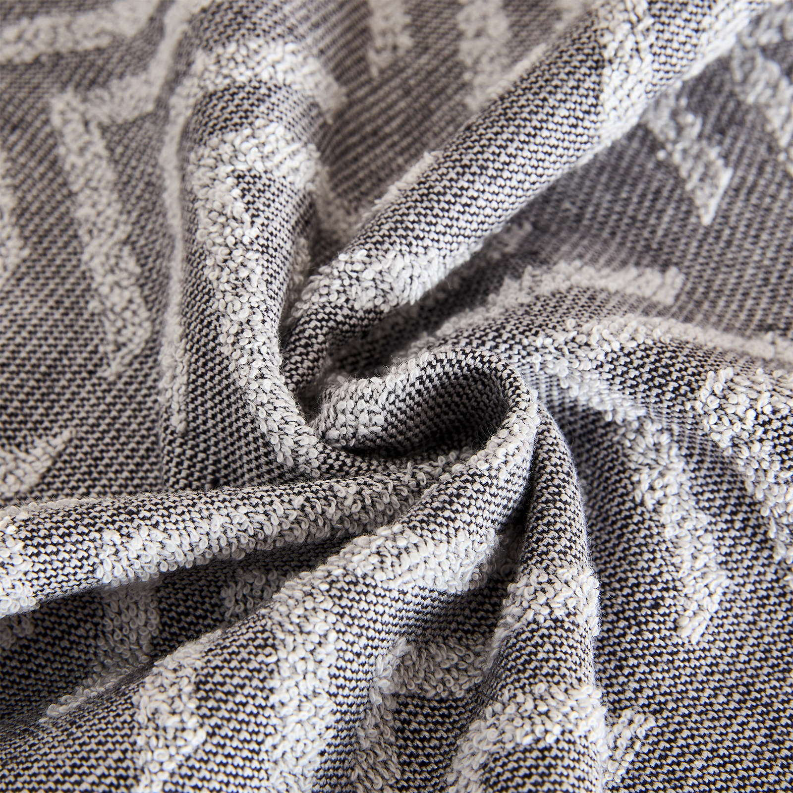 Комплект махровых полотенец Scaglia CozyHome, цвет серый, размер 50х70 (2 шт.) - фото 6