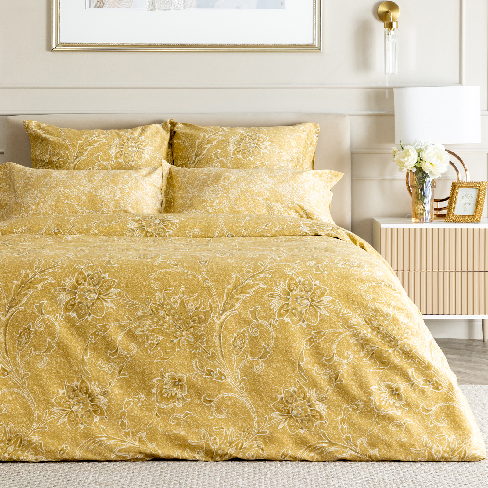 Постельное белье Золотистая вышивка/Ricamo dorato