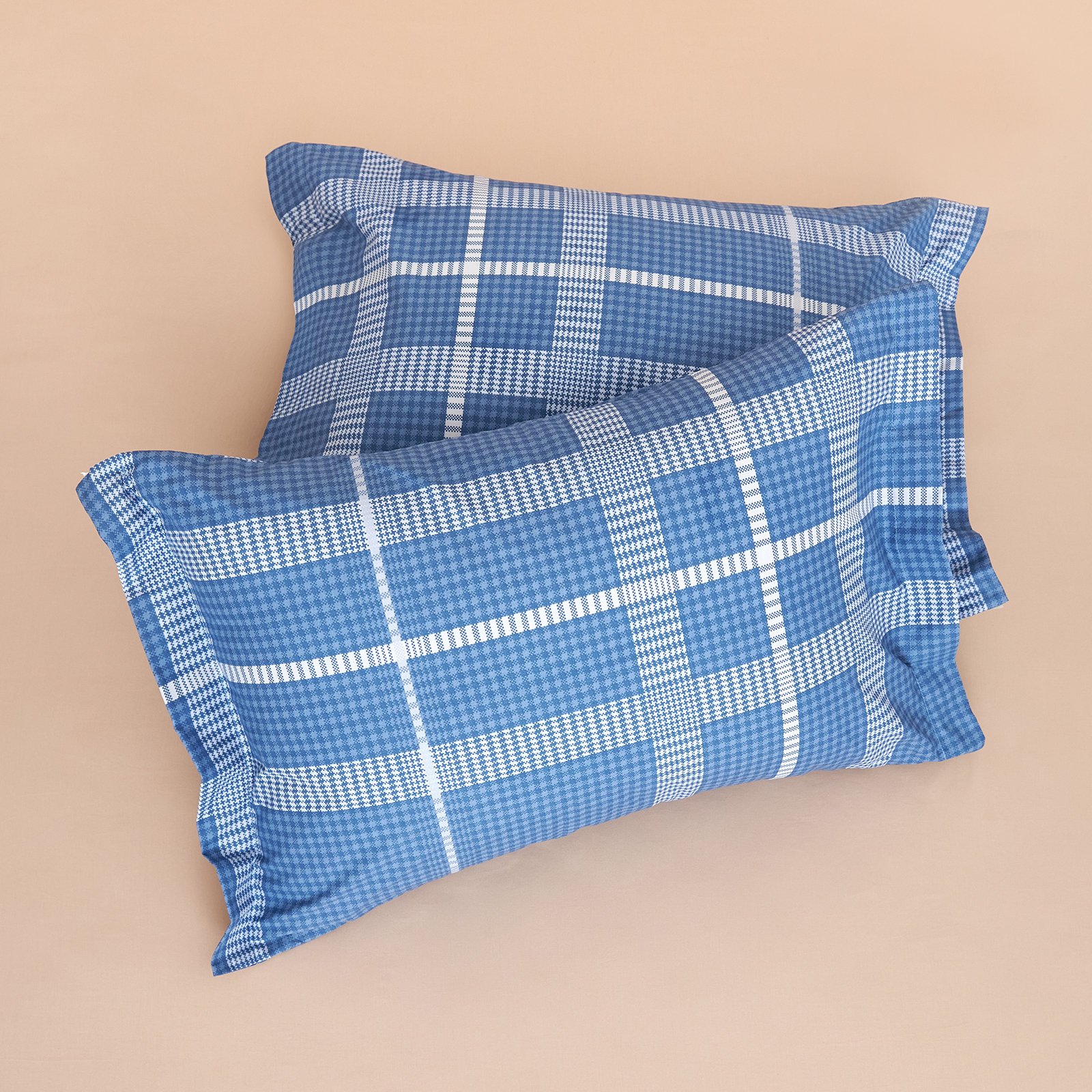 Комплект наволочек Bonmarito с ушками, синий мягкая интерьерная кровать стефани 1600 п м ткань синий