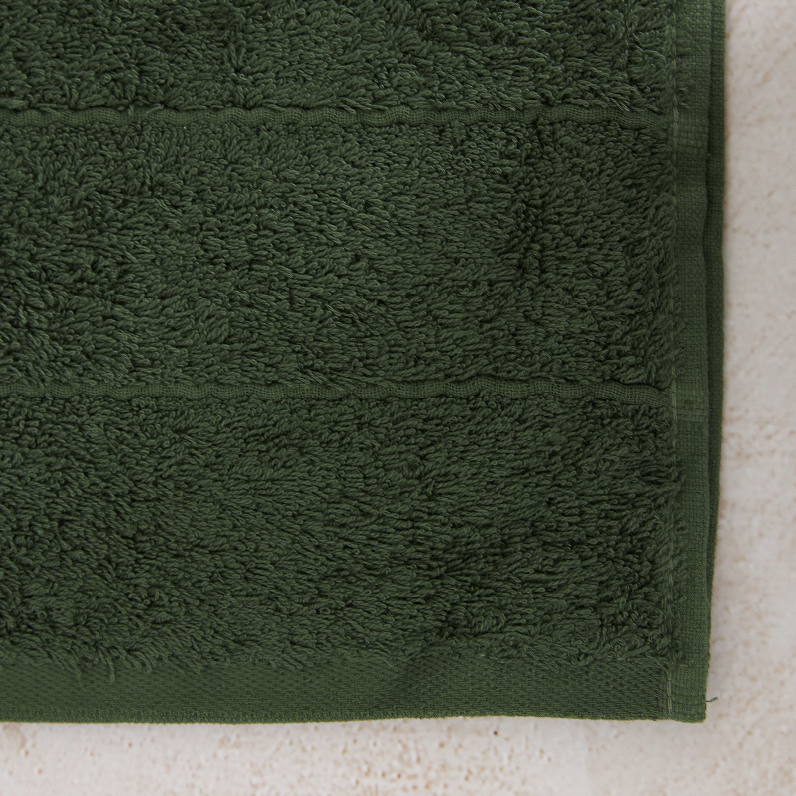 Полотенце махровое Олимп, зеленое CozyHome, цвет зеленый, размер 50х90 - фото 4