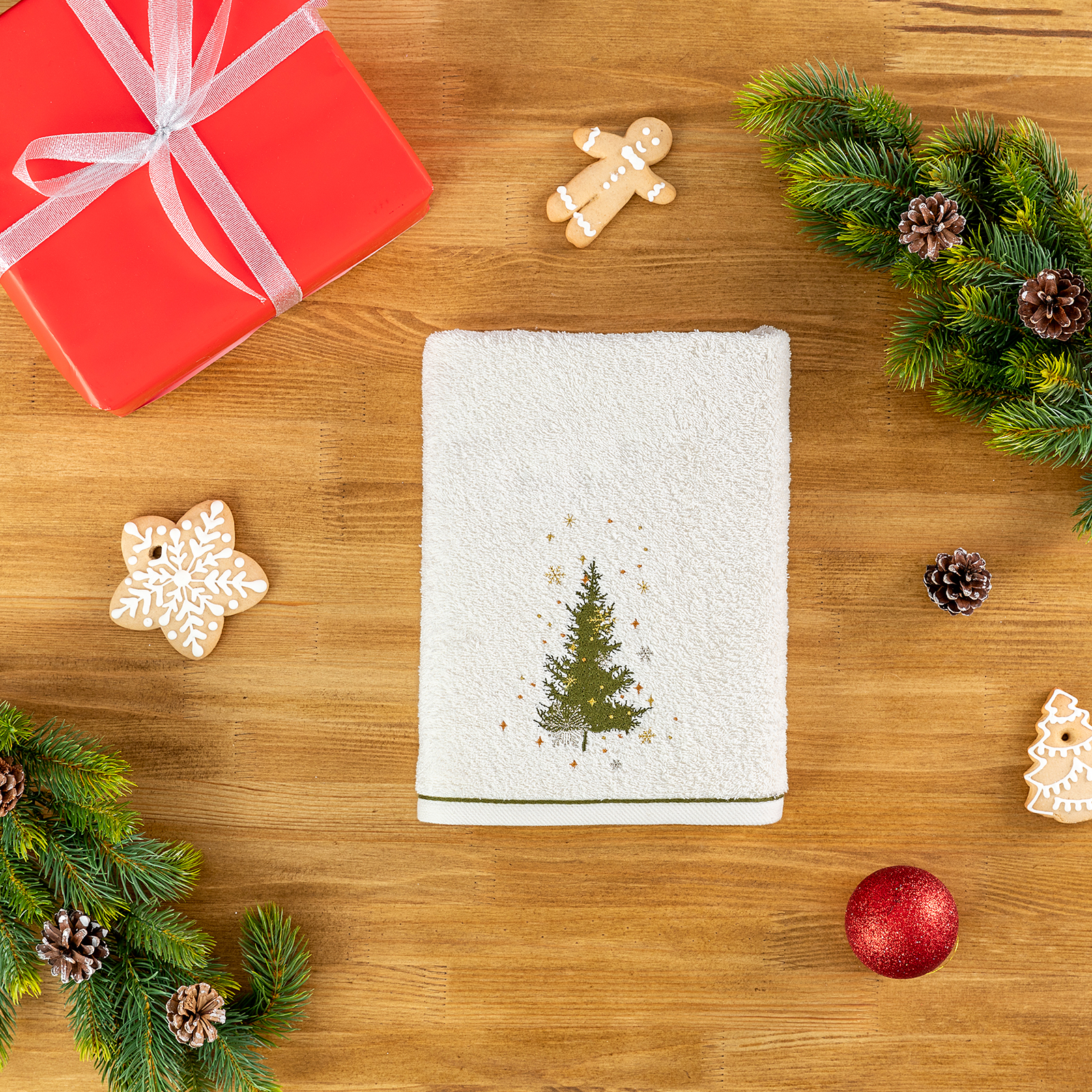 Полотенце махровое Christmas tree III
