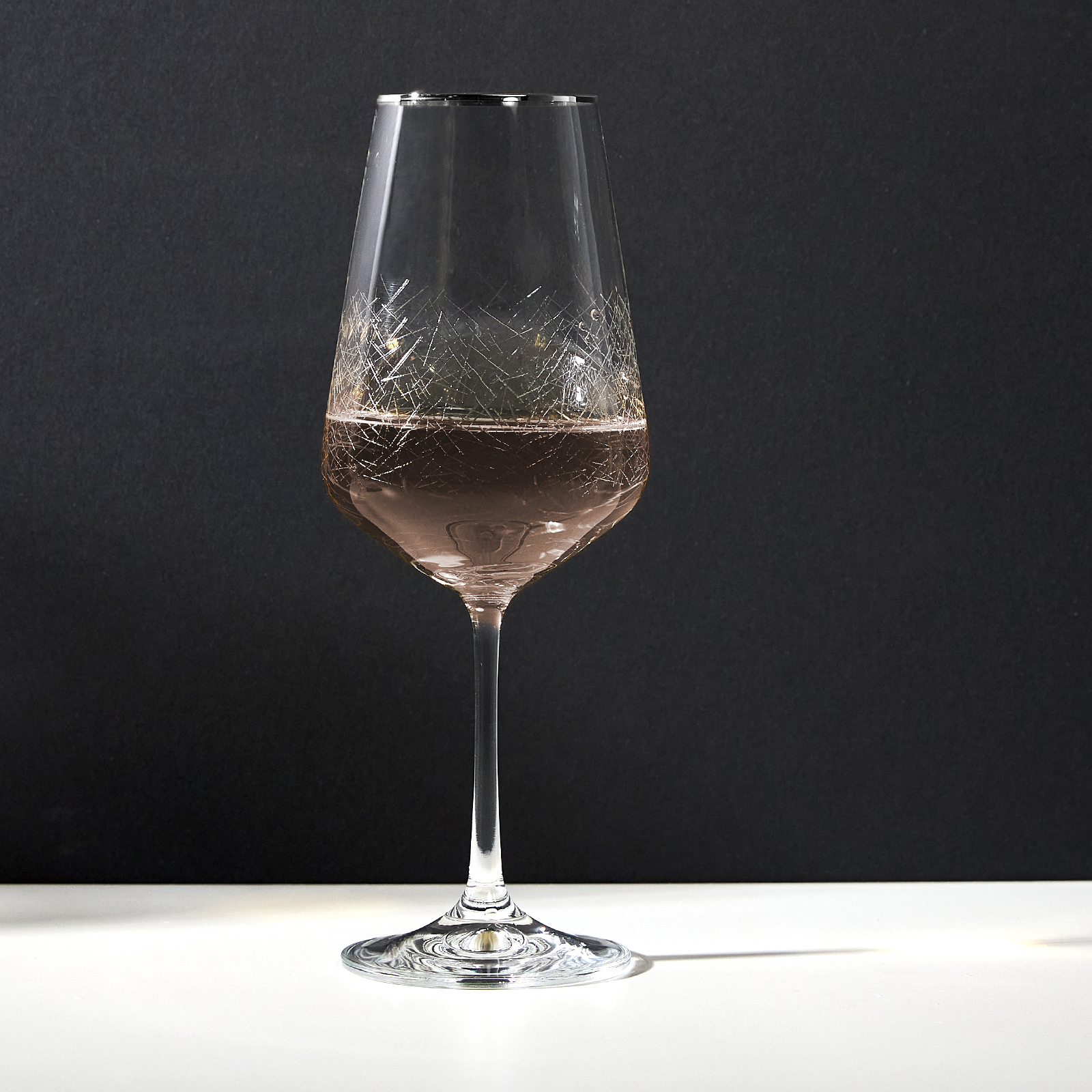 Бокал для вина с гравировкой Kasandra Silver фужер бокал для вина с гравировкой надписью ты суперстар 440мл