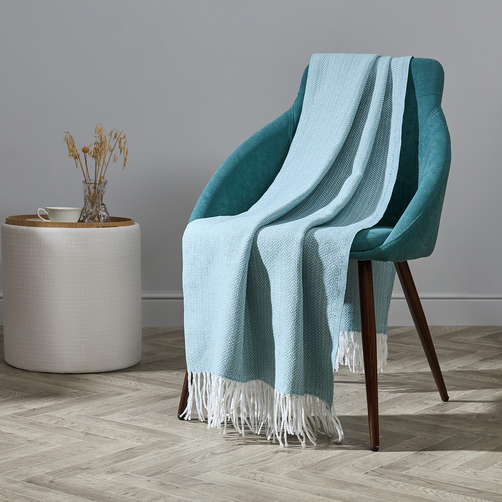 Плед Личия/Licia, бирюза