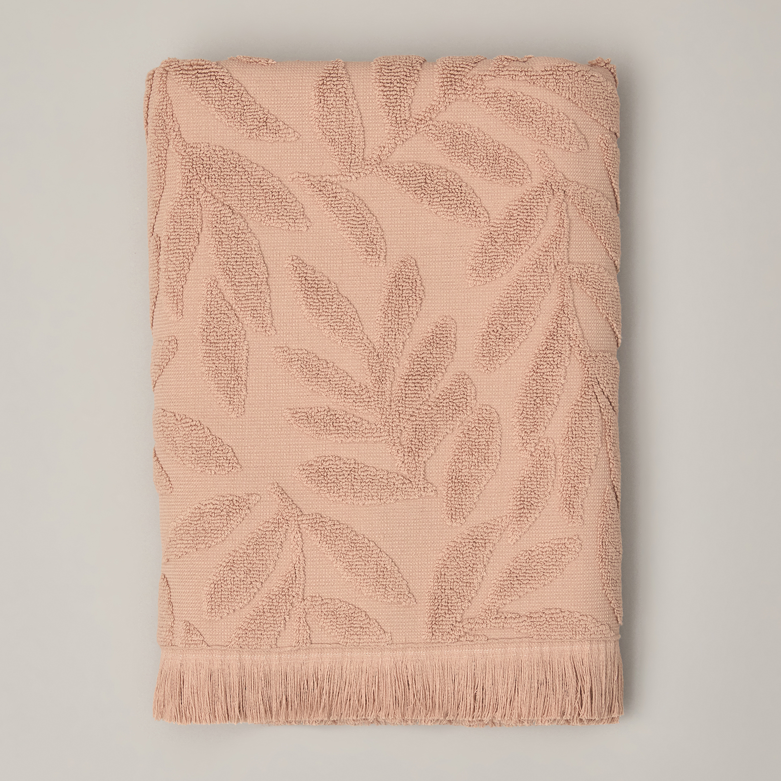 Полотенце махровое Цветение/Fioritura, бежевое