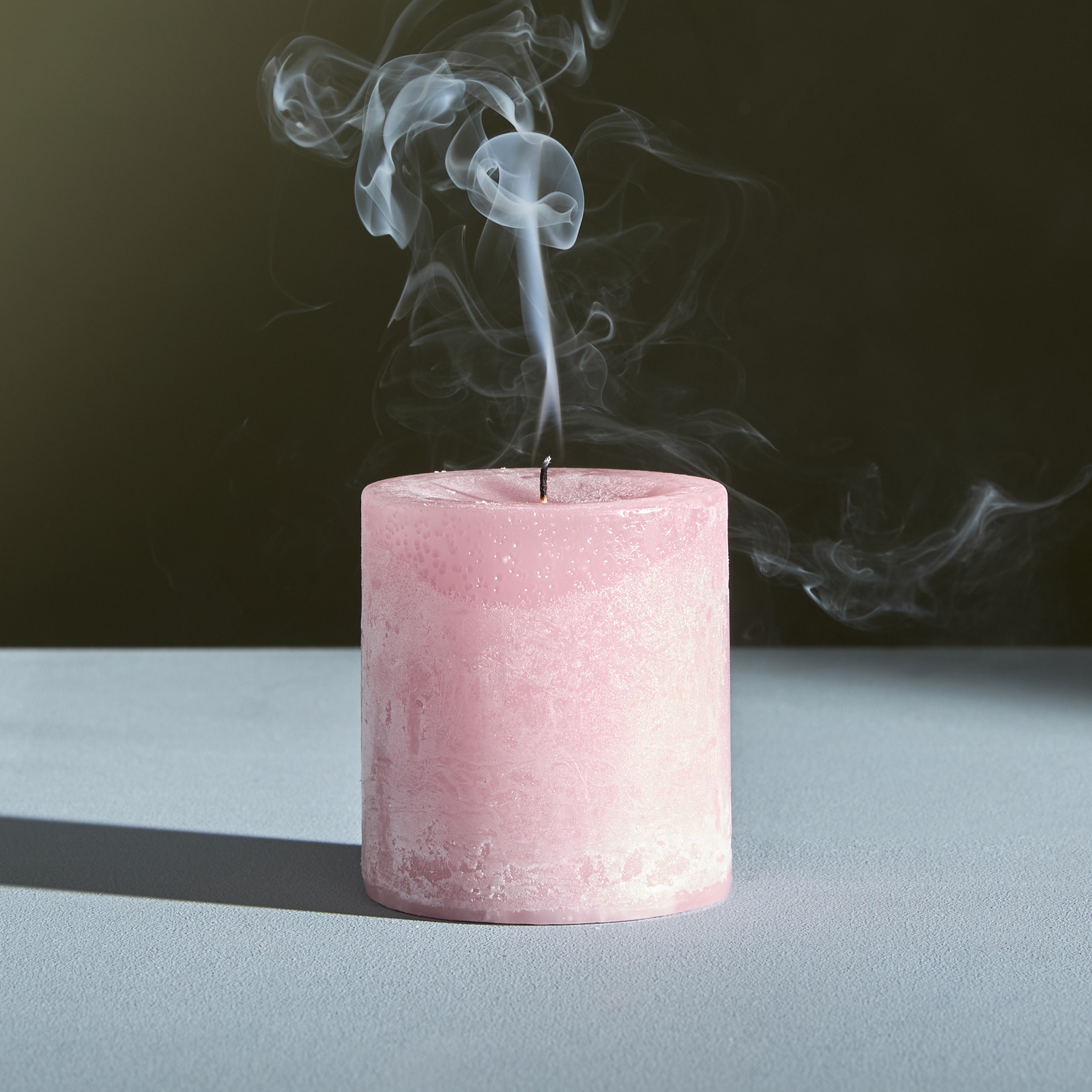 Свеча ароматическая Vettore Белый сад CozyHome, цвет розовый, размер малая (7,5 см)