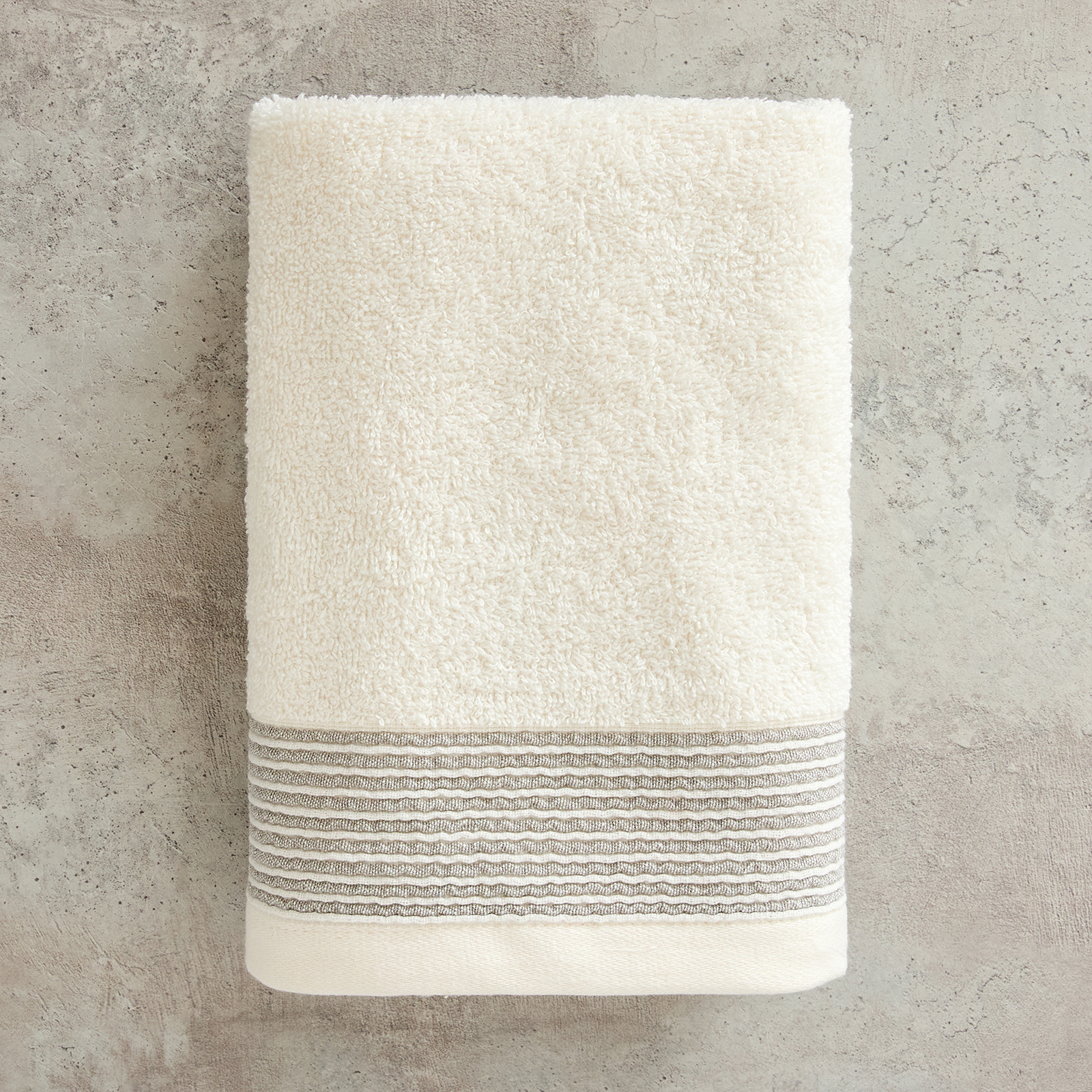 Полотенце махровое Галио/Galio, серое