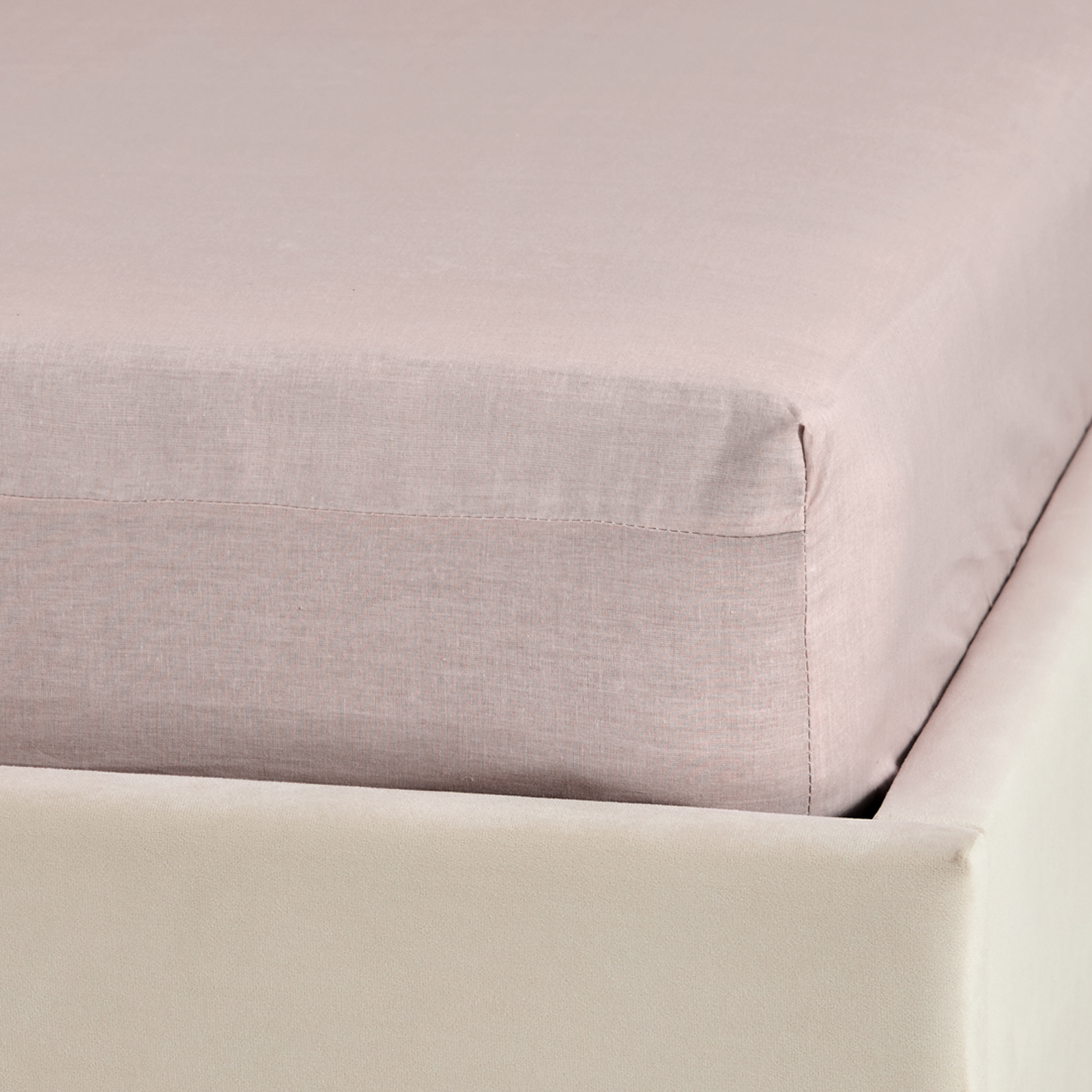 Простыня на резинке Капучино, перкаль