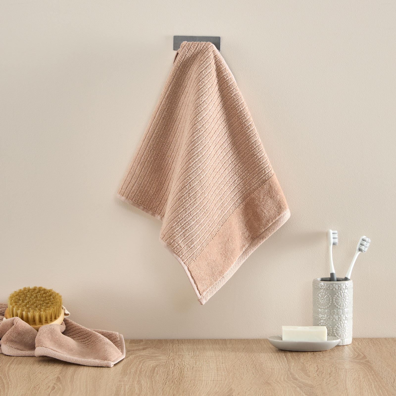 Полотенце махровое Vincenza, карамель II полотенце махровое bahar pink 30х50 см